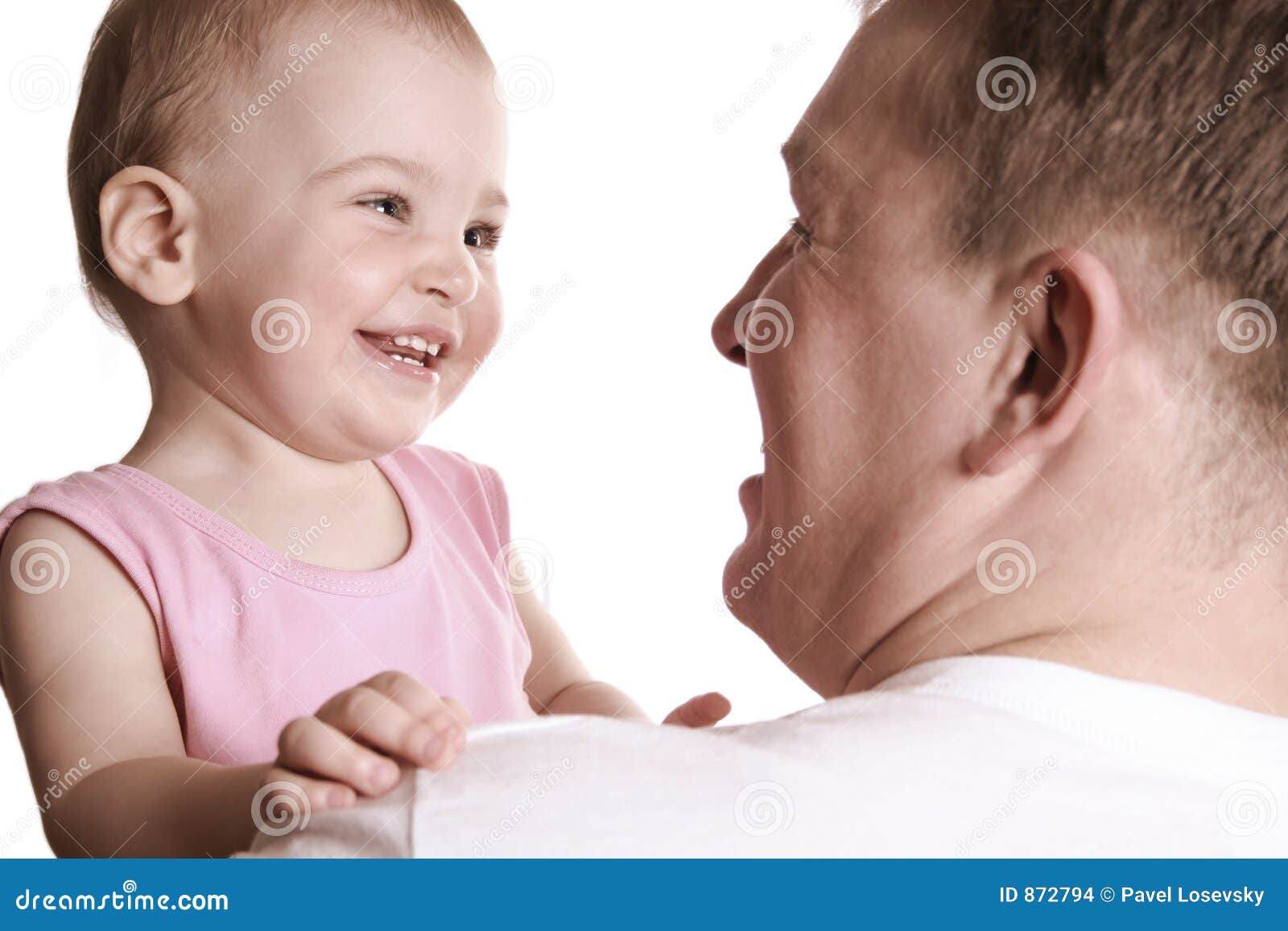 baby with father