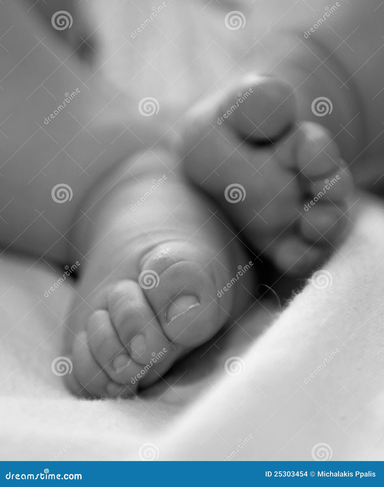 Baby Feet on White stock photo. Image of small, foot - 12607588