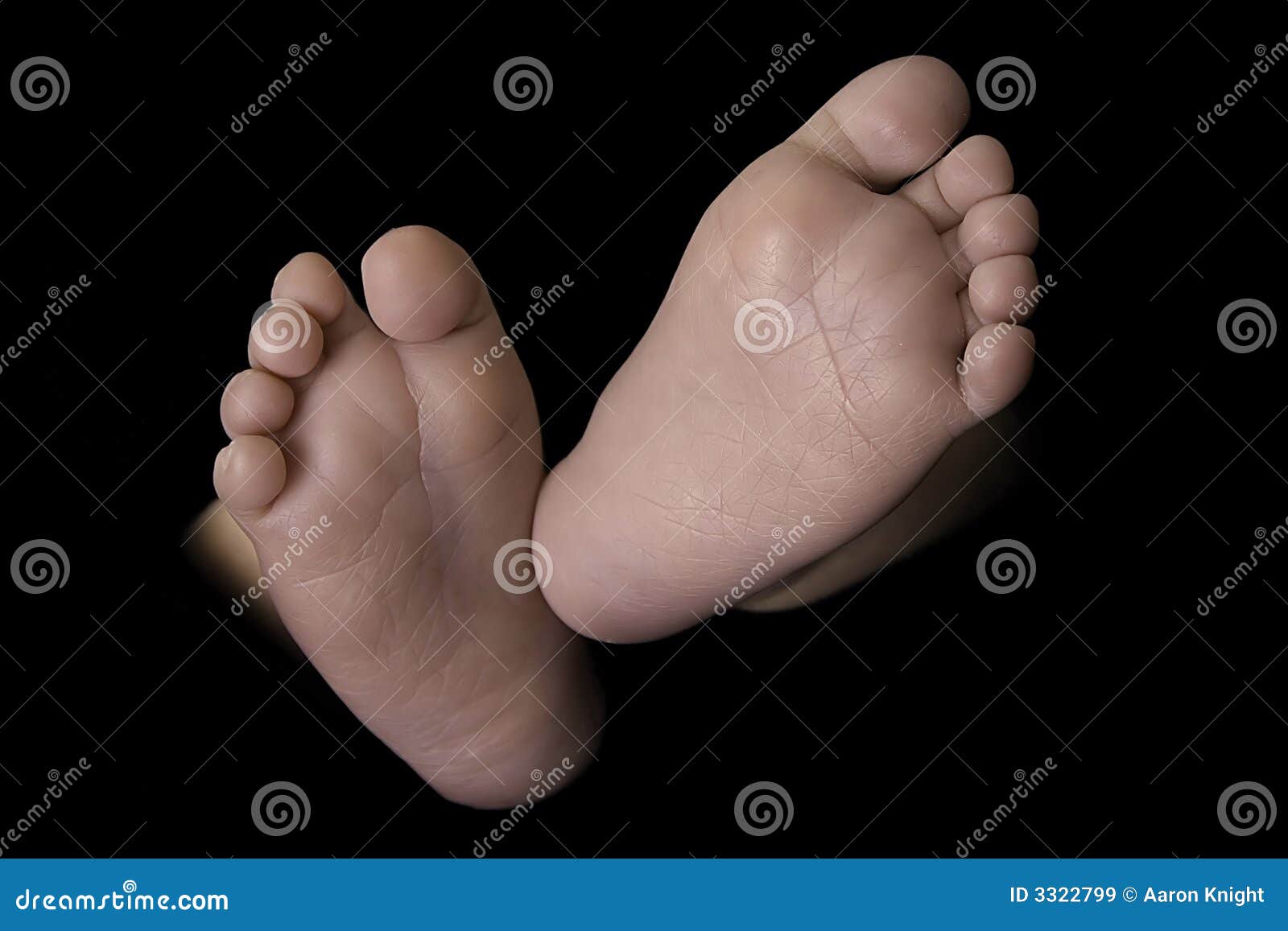 Baby Feet on White stock photo. Image of small, foot - 12607588