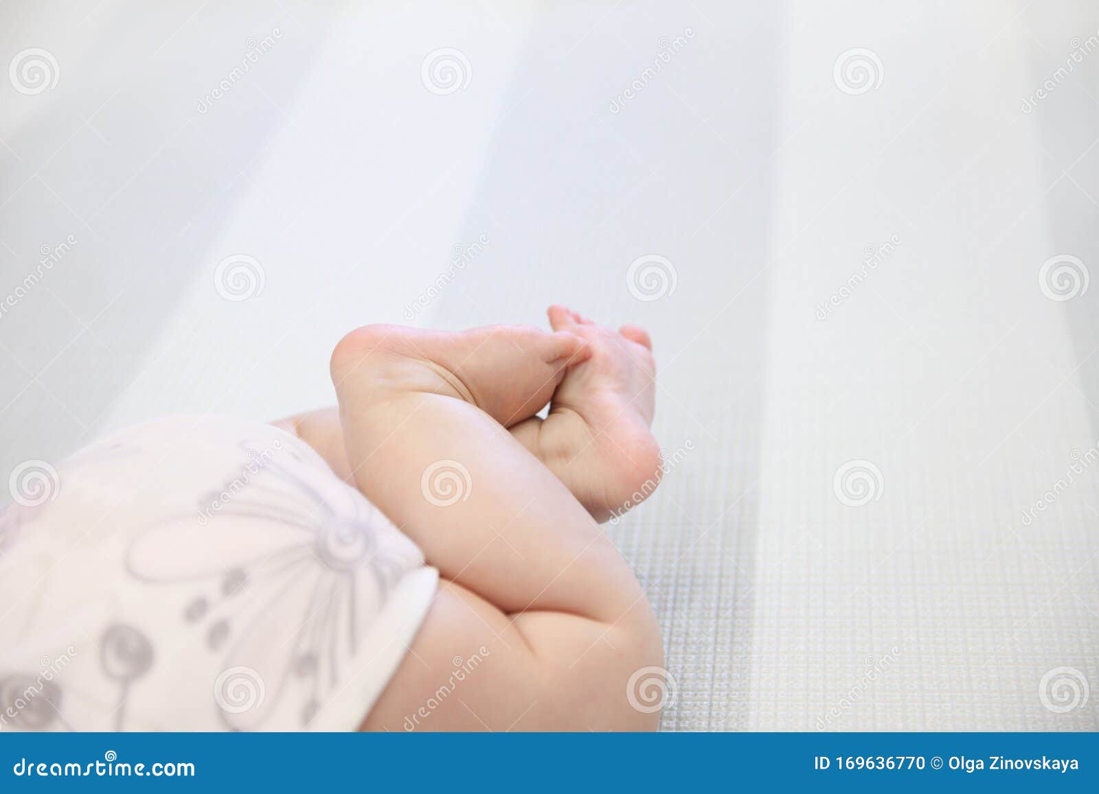 Baby Feet in a Funny Shape and Comfortable for the Baby Stock Photo