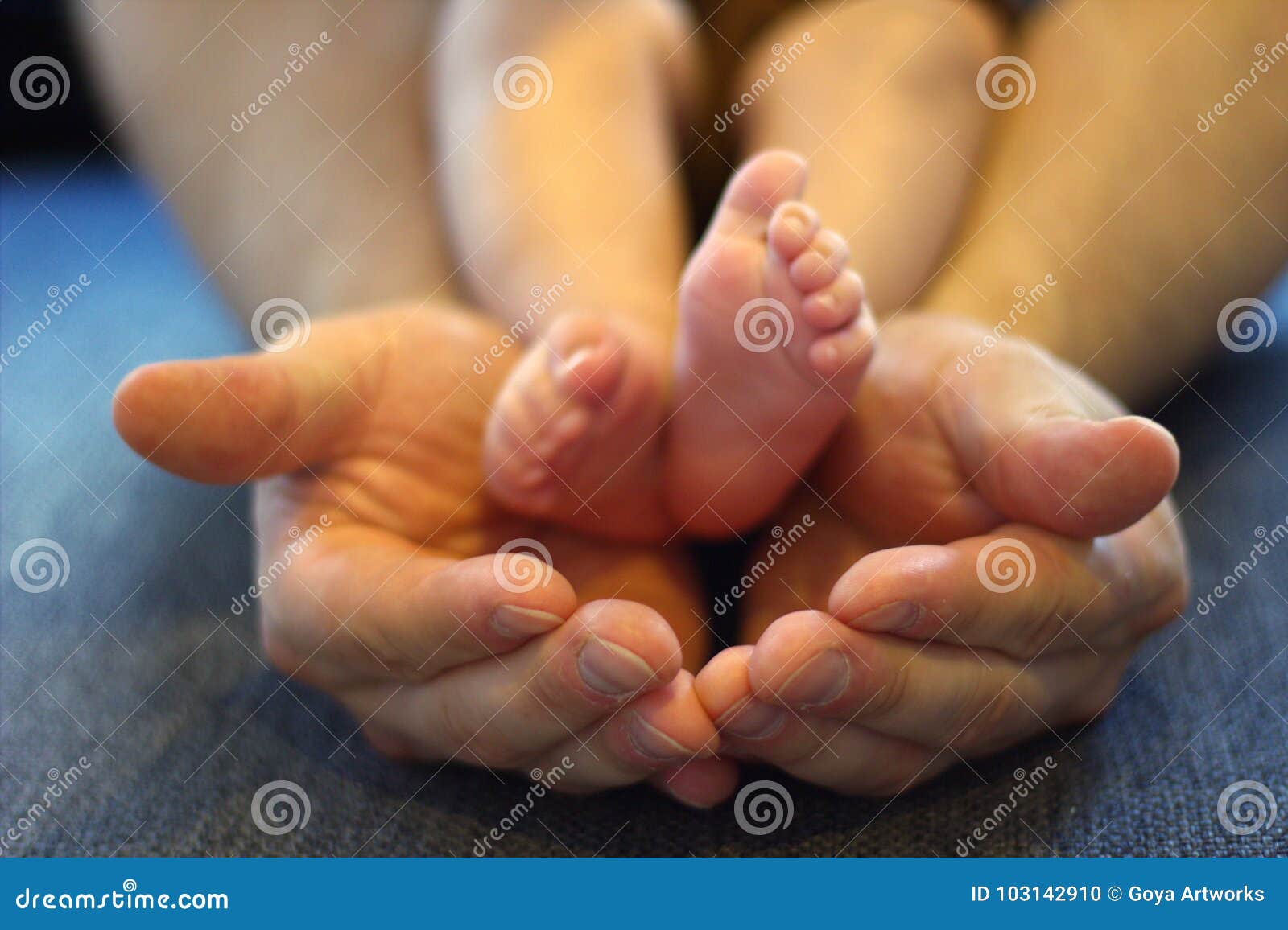 Baby feet and hands stock photo. Image of health, gentle 103142910