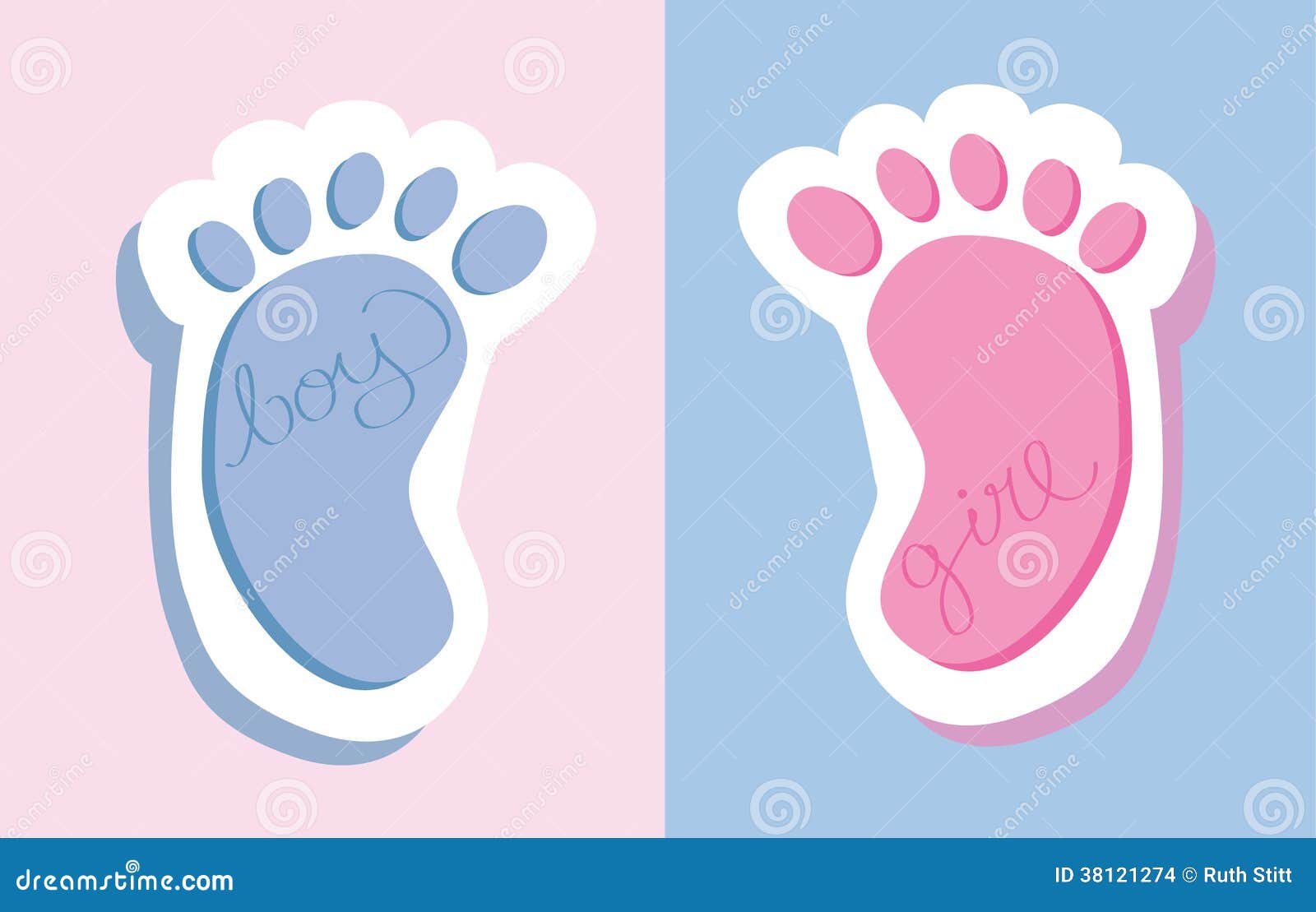 Baby Feet Stock Vector Illustration Of Girls Foot Infant