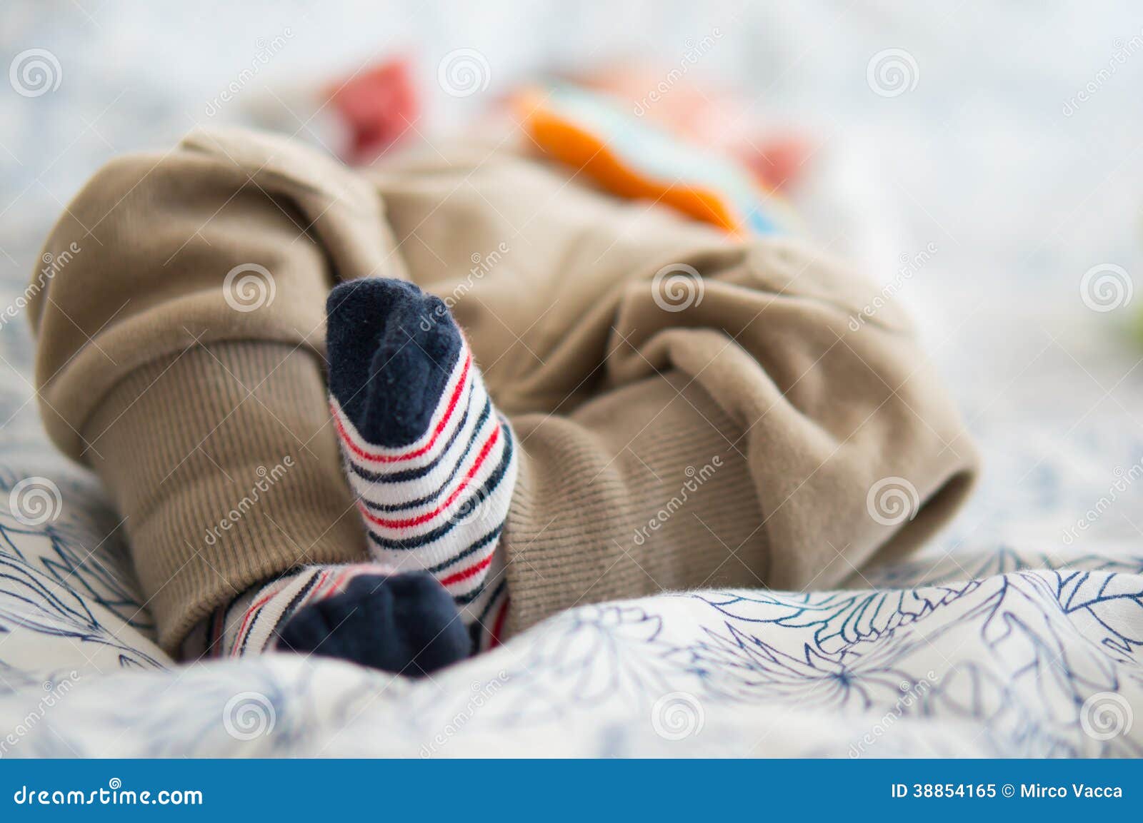 Baby feets in socks stock image. Image of clothing, socks 38854165