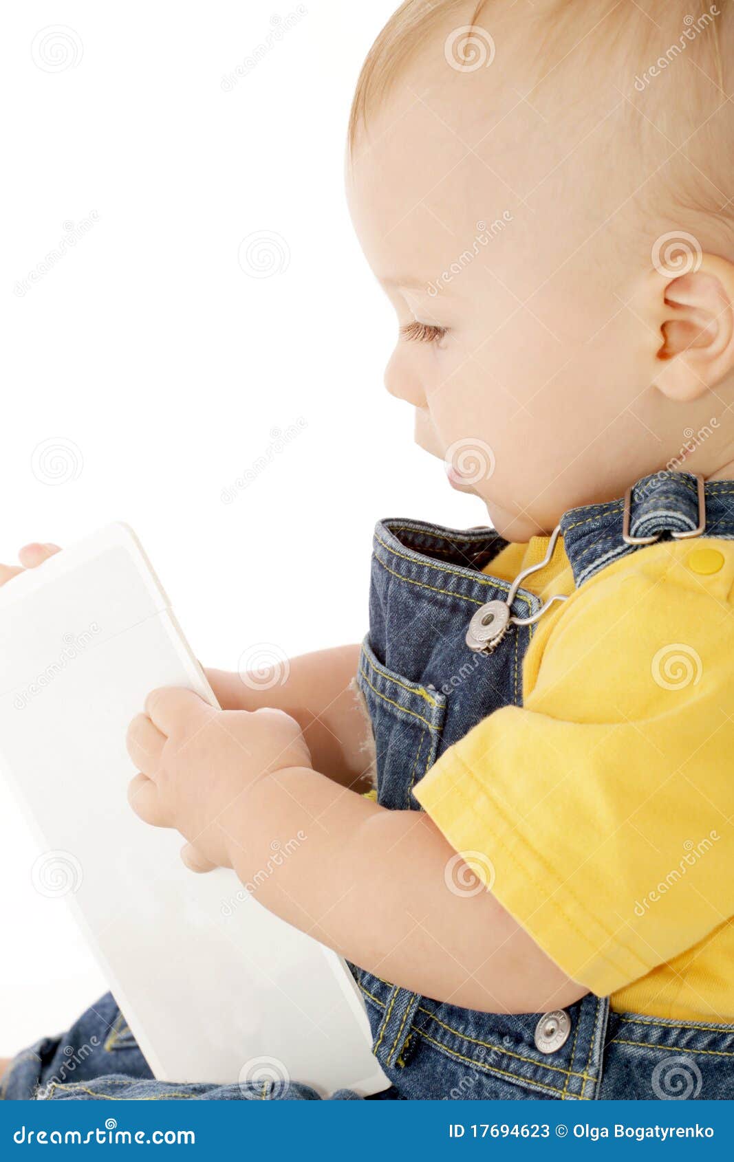 Baby with Flash Card stock image. Image of toddler, occupied 17694623