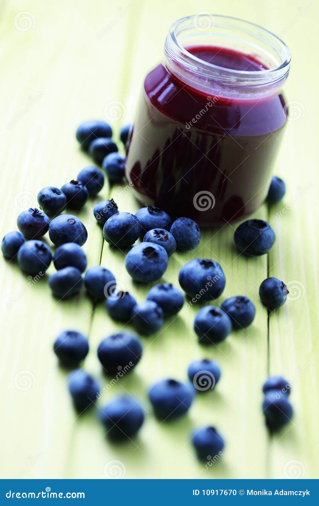 Baby food blueberries stock photo. Image of infant 10917670
