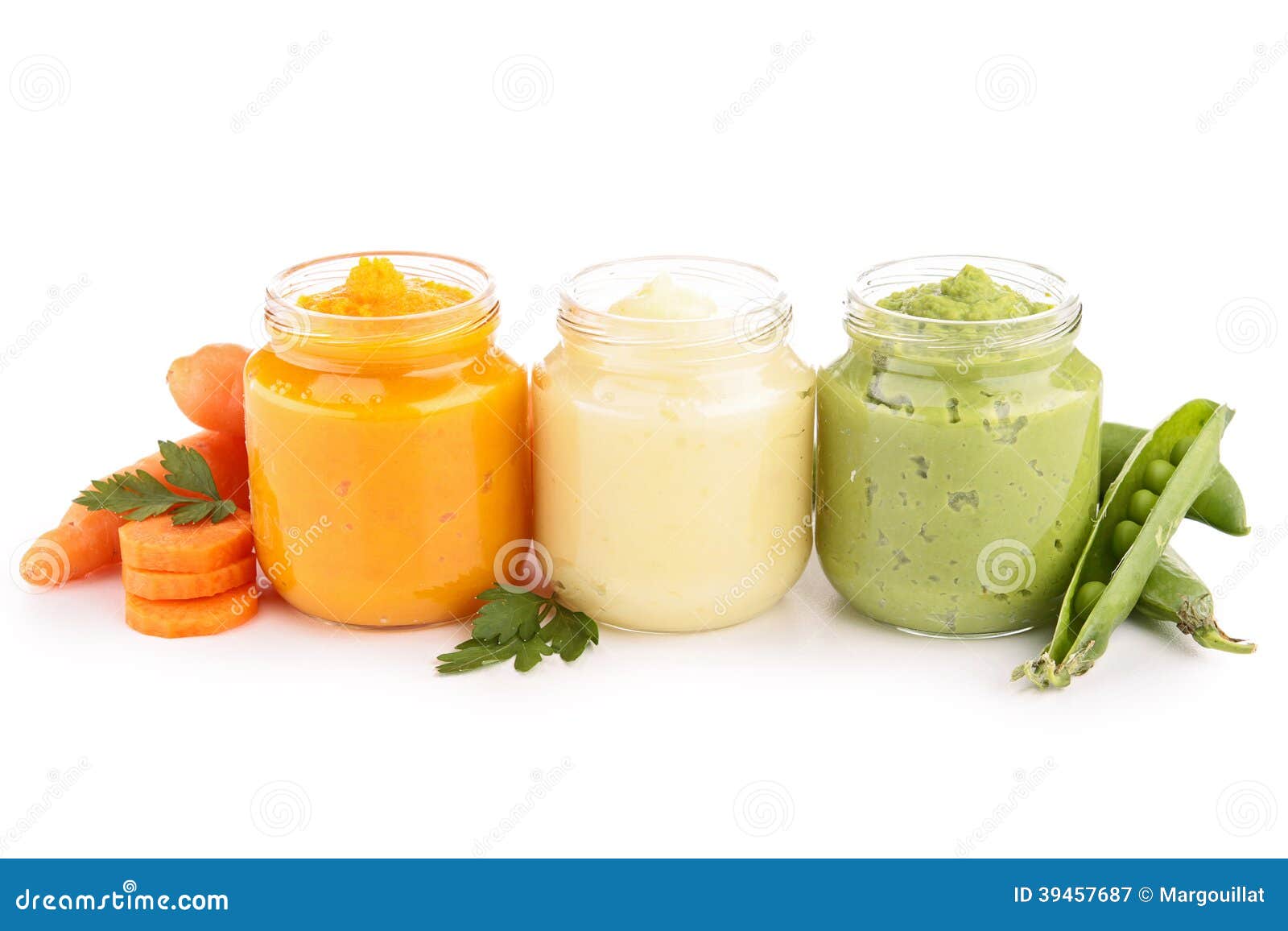 Baby food, puree stock image. Image of isolated, vegetable 39457687