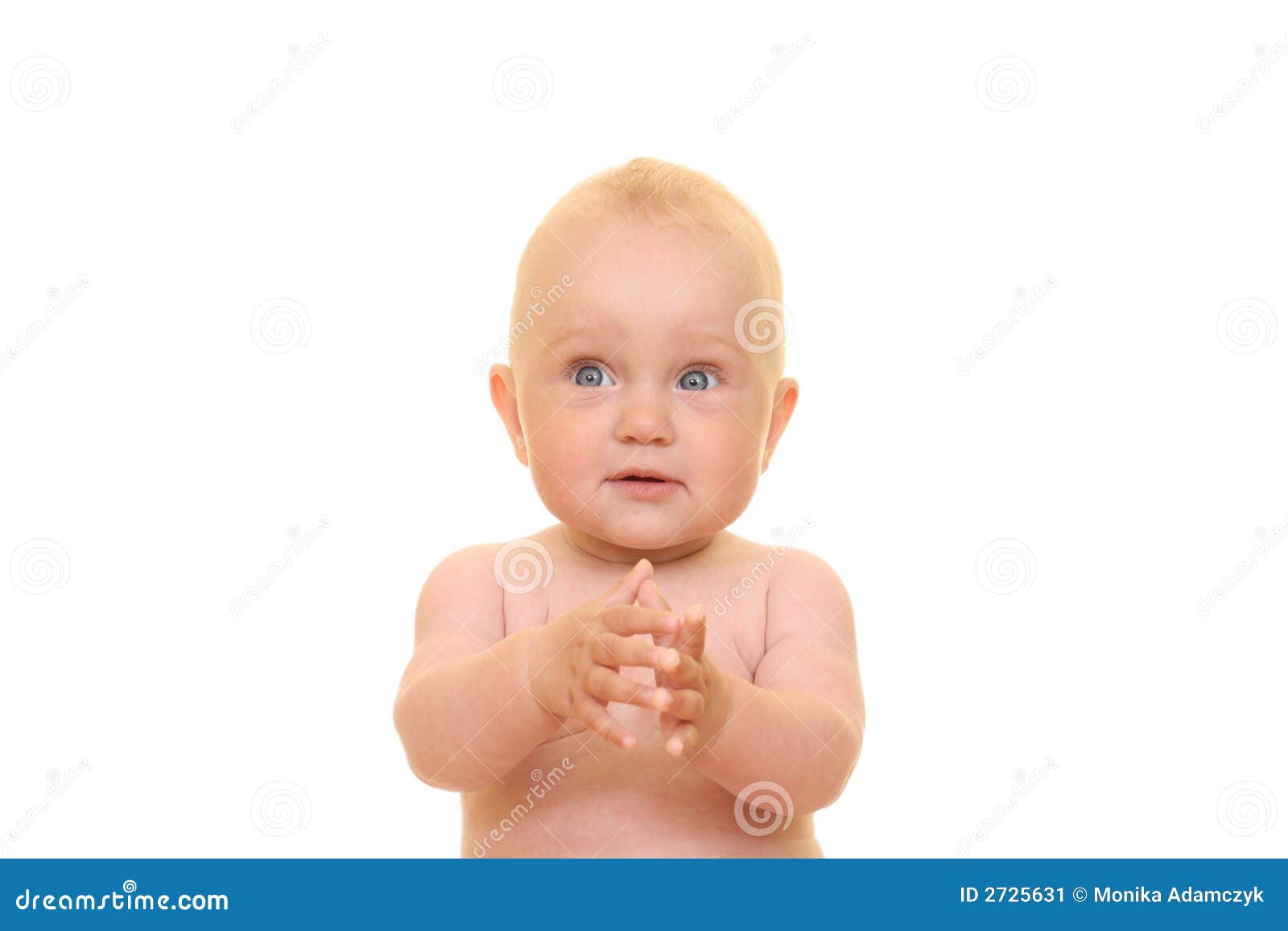Baby girl stock image. Image of child, smile, sitting 2725631