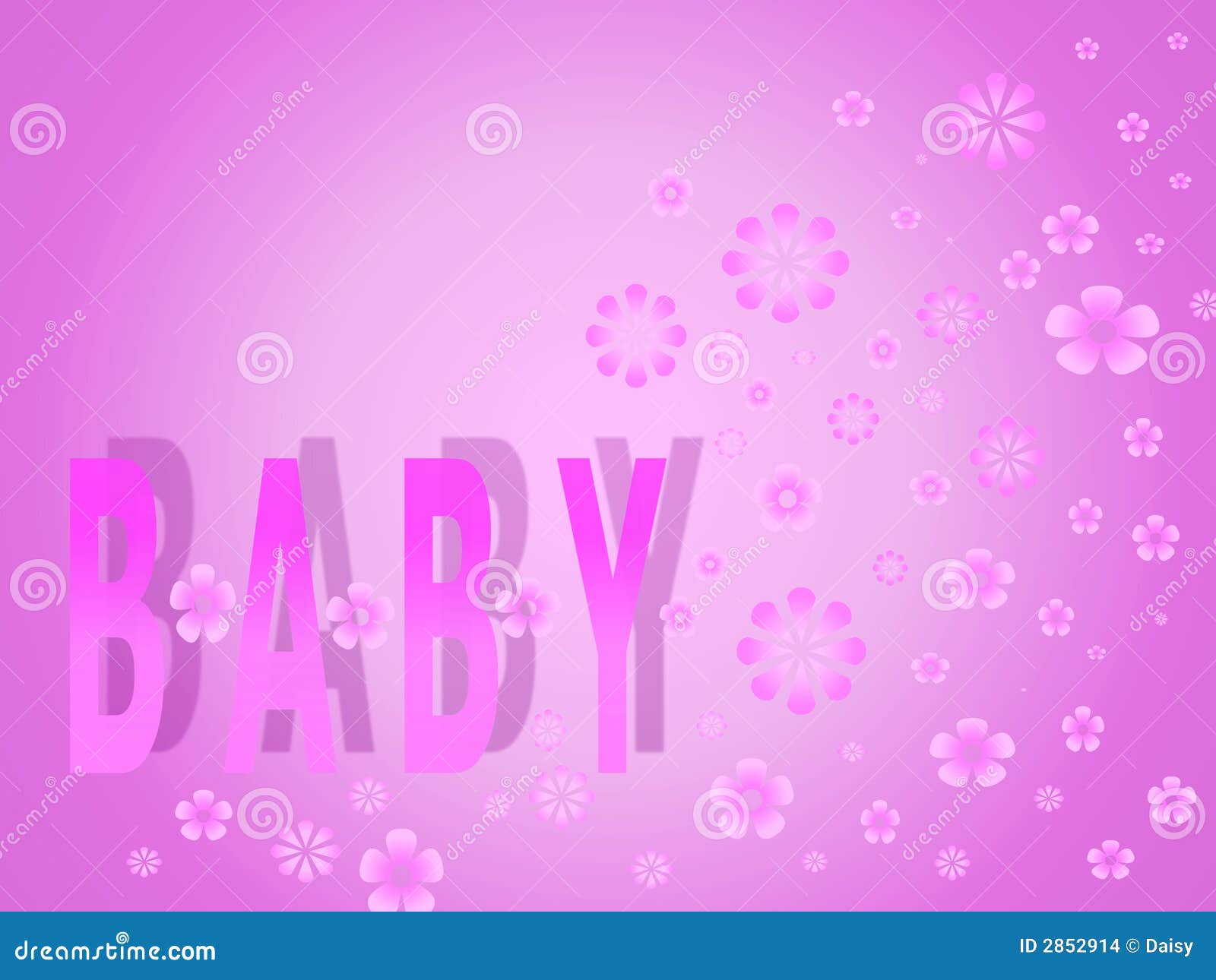 Baby Girl Stock Illustration Image Of Born Artistic 2852914