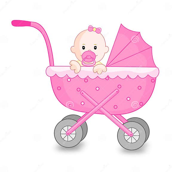 Baby girl stock vector. Illustration of birthday, cheerful - 9972366