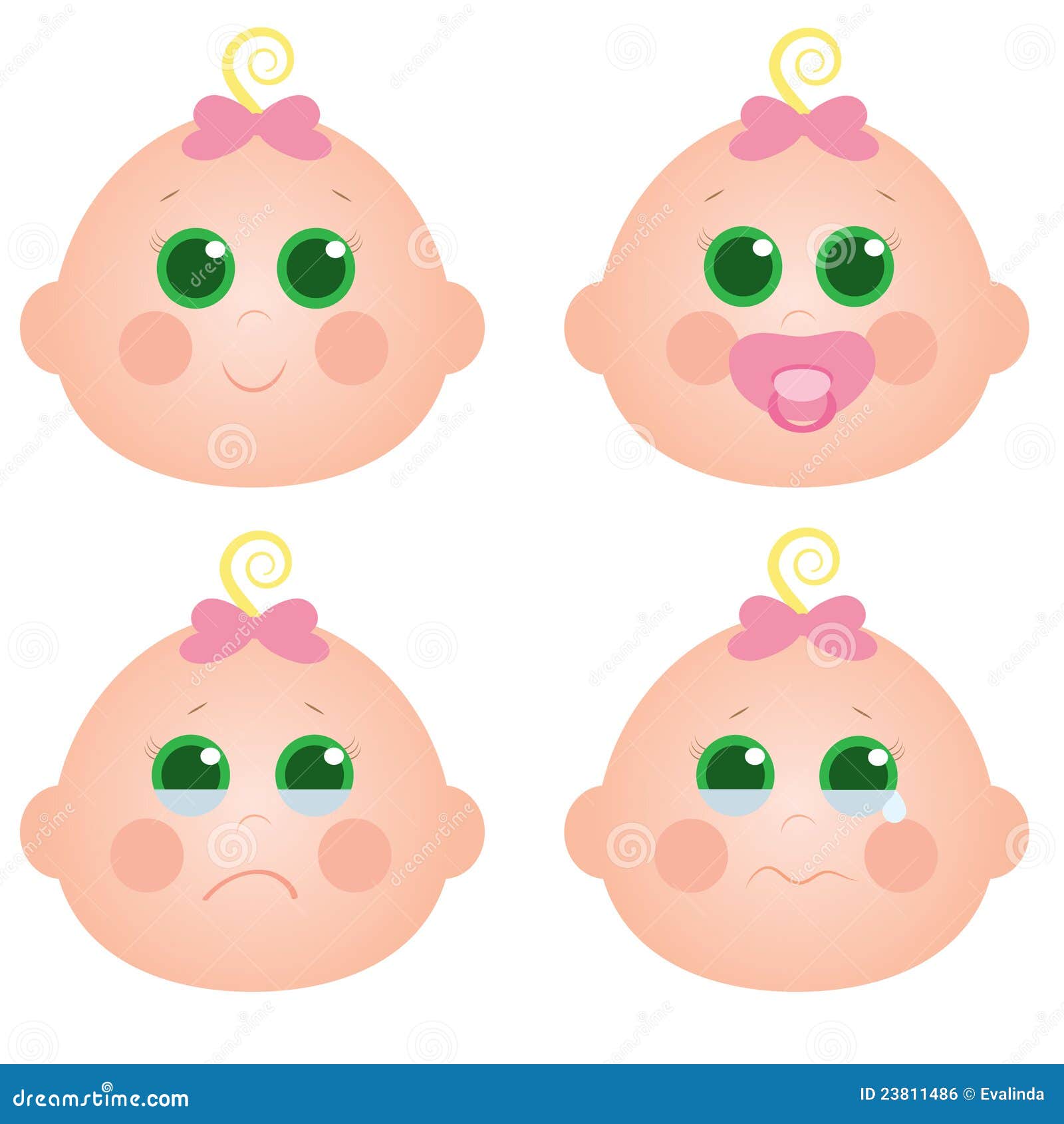 Baby girl face stock vector. Illustration of cartoon - 23811486 Baby girl face stock vector. Illustration of cartoon - 23811486