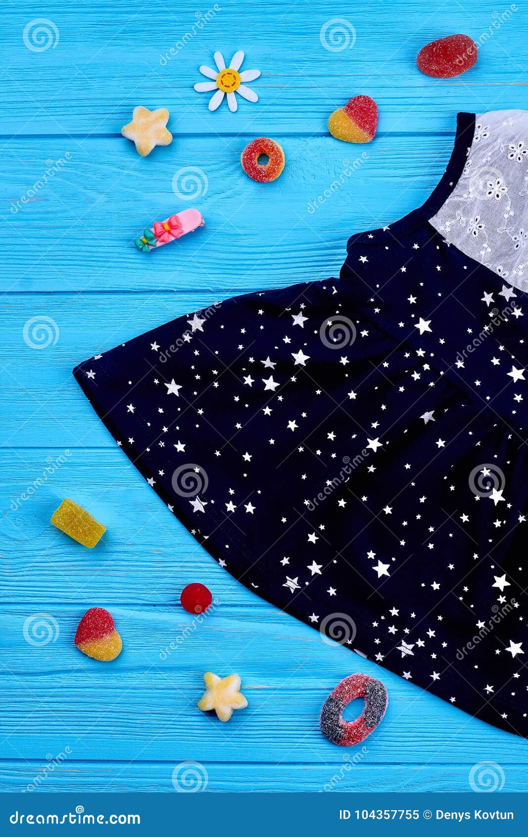 Baby-girl Sleeveless Apparel, Candies. Stock Image - Image of apparel ...