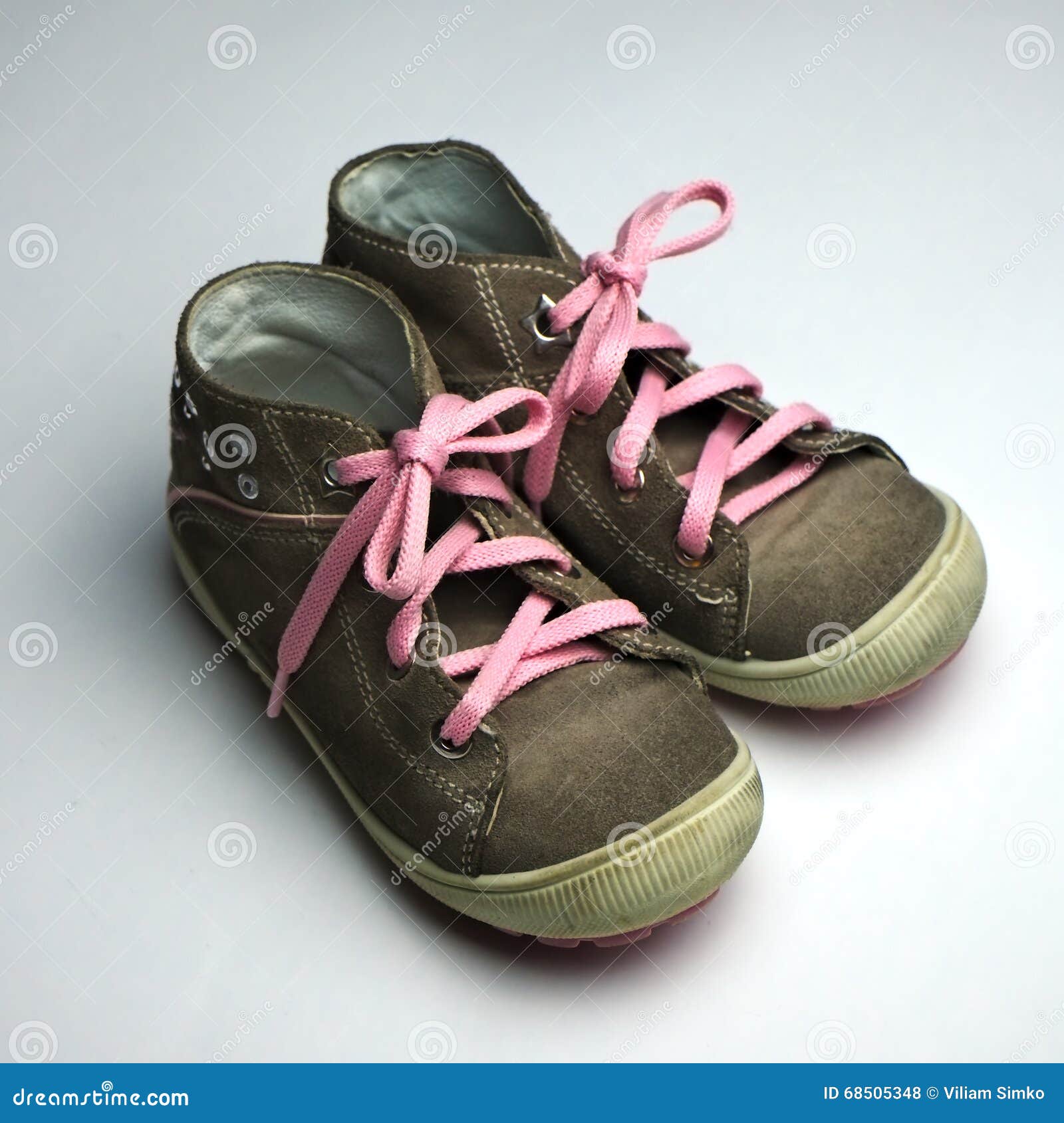 Baby Girl Sneakers stock photo. Image of footsteps, newborn - 68505348