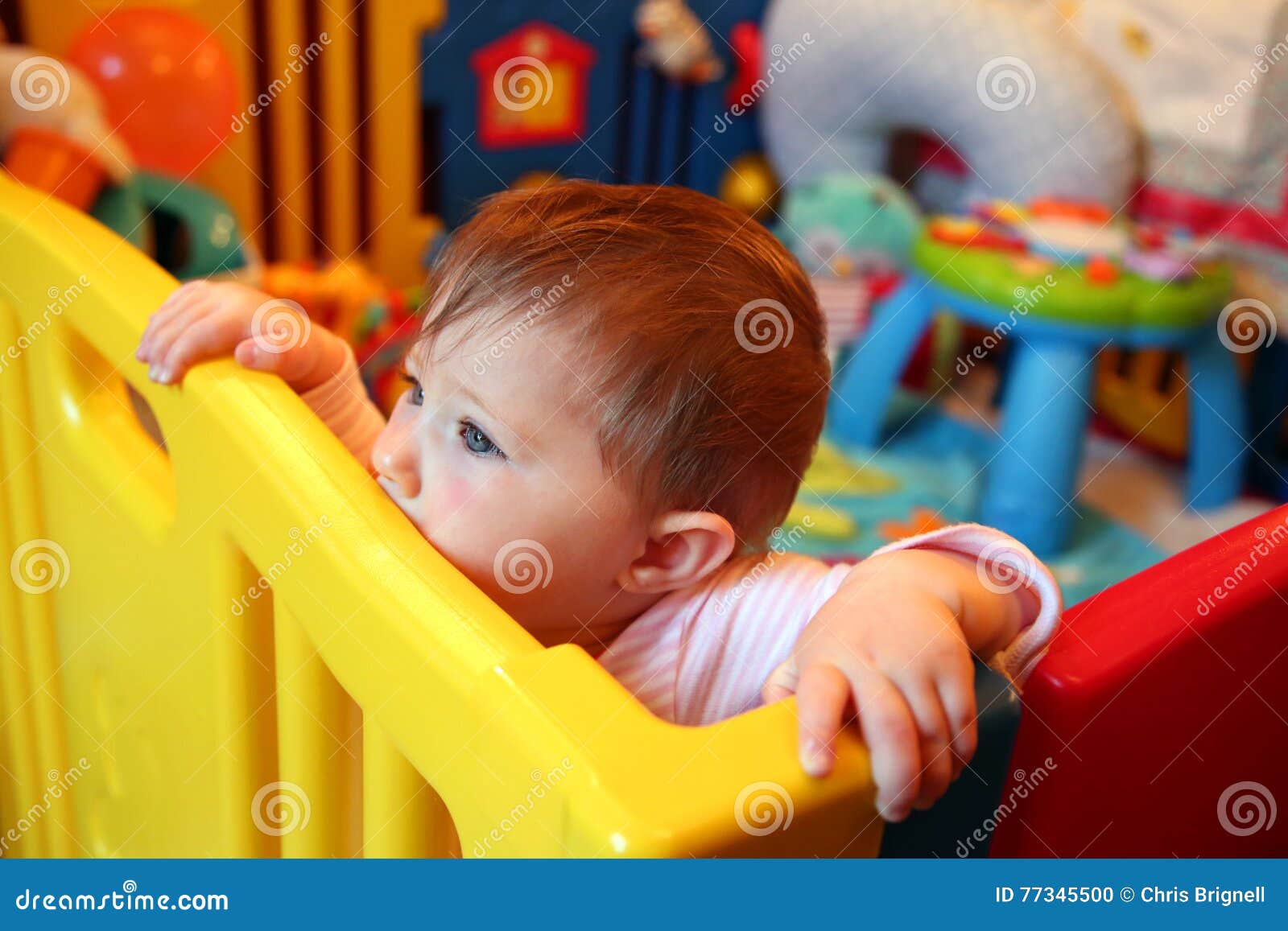 colourful playpen