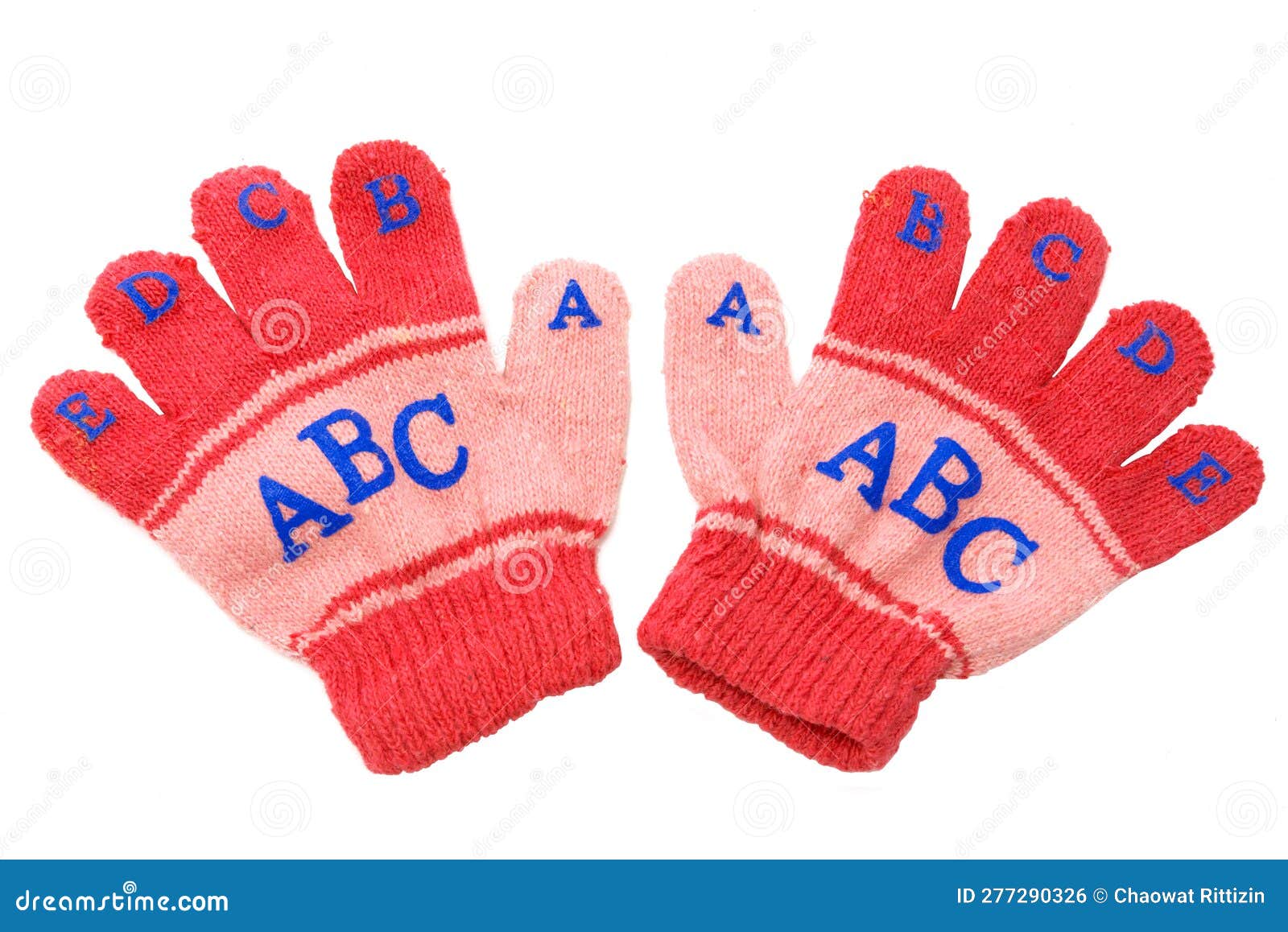 Baby Gloves on White Background Stock Photo Image of child, mittens