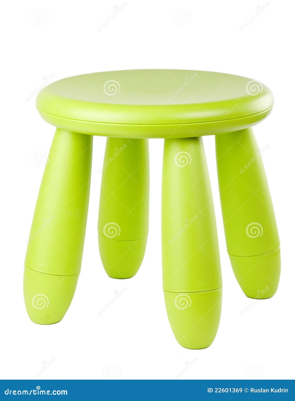 baby green plastic stool