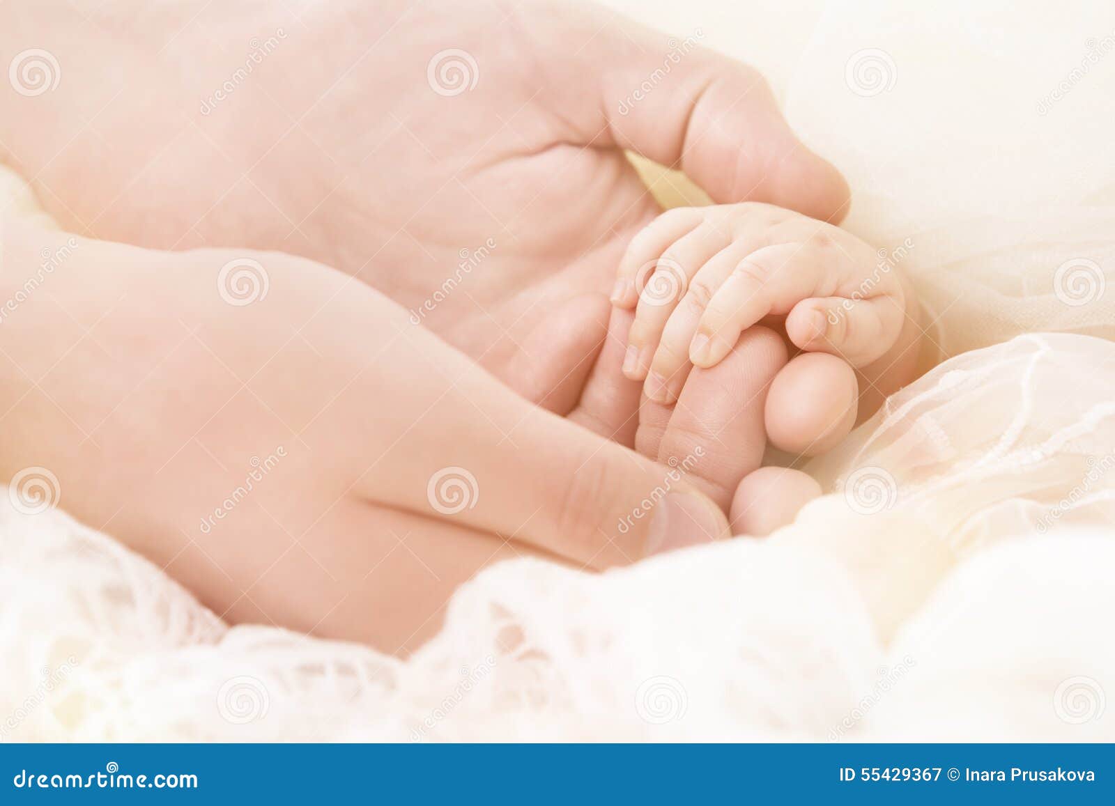 baby hand, mother hold new born child, parent newborn kid help