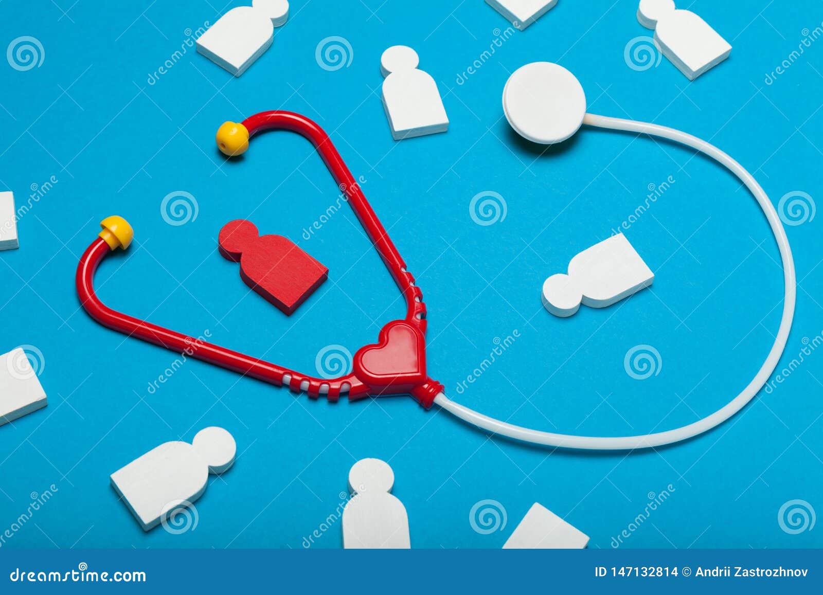 baby heart auscultation, cardiology disease concept. clinical stethoscope