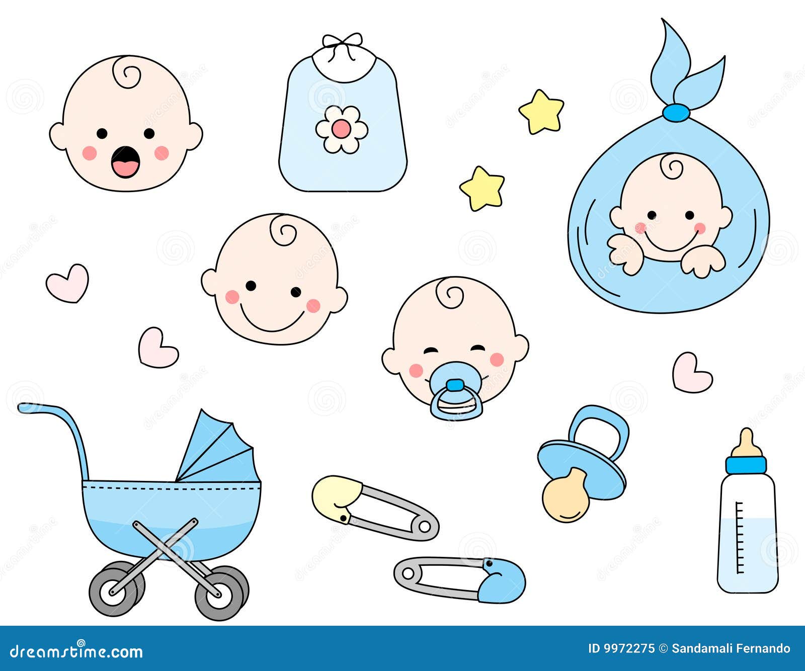 baby icon set