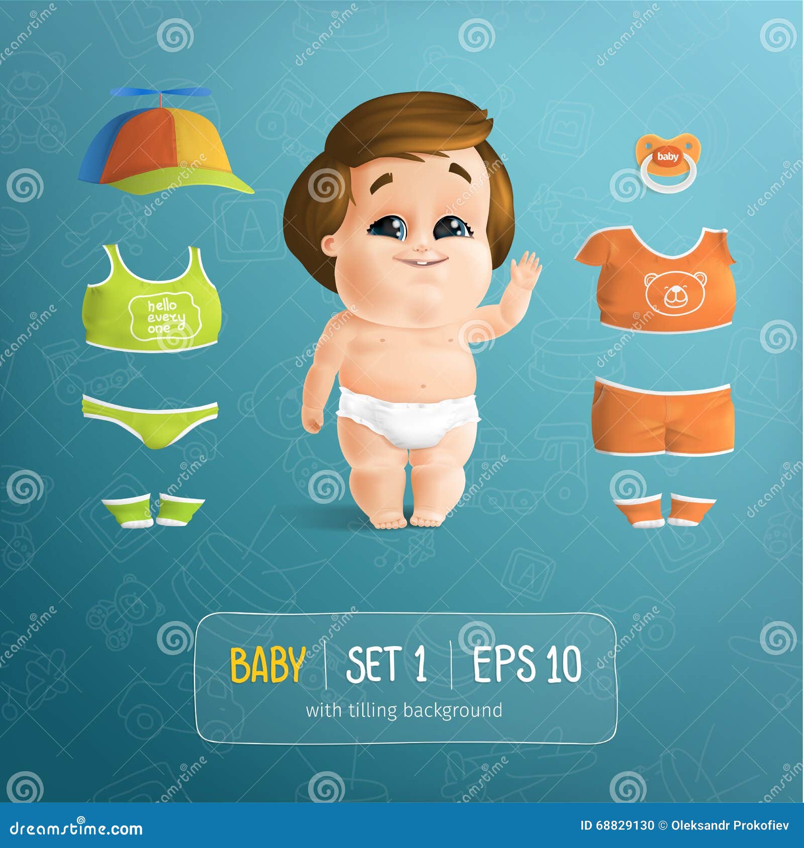 Baby Briefs Thin Line Icon. Child`s Underwear Vector Illustration Isolated  on White Stock Vector - Illustration of human, panties: 138680278