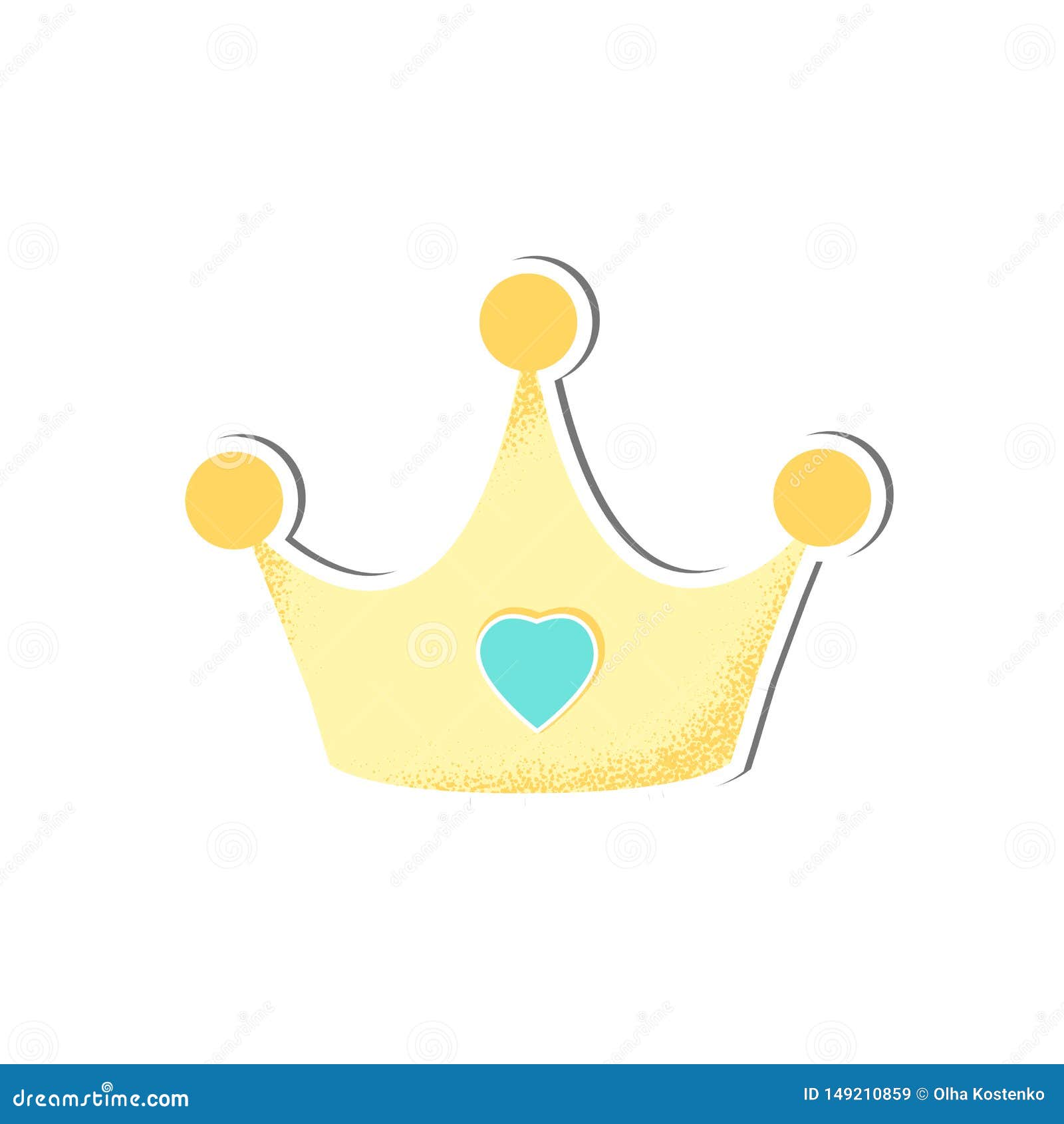 Download Baby Isolated Crown Vector For Boy Stock Vector ...