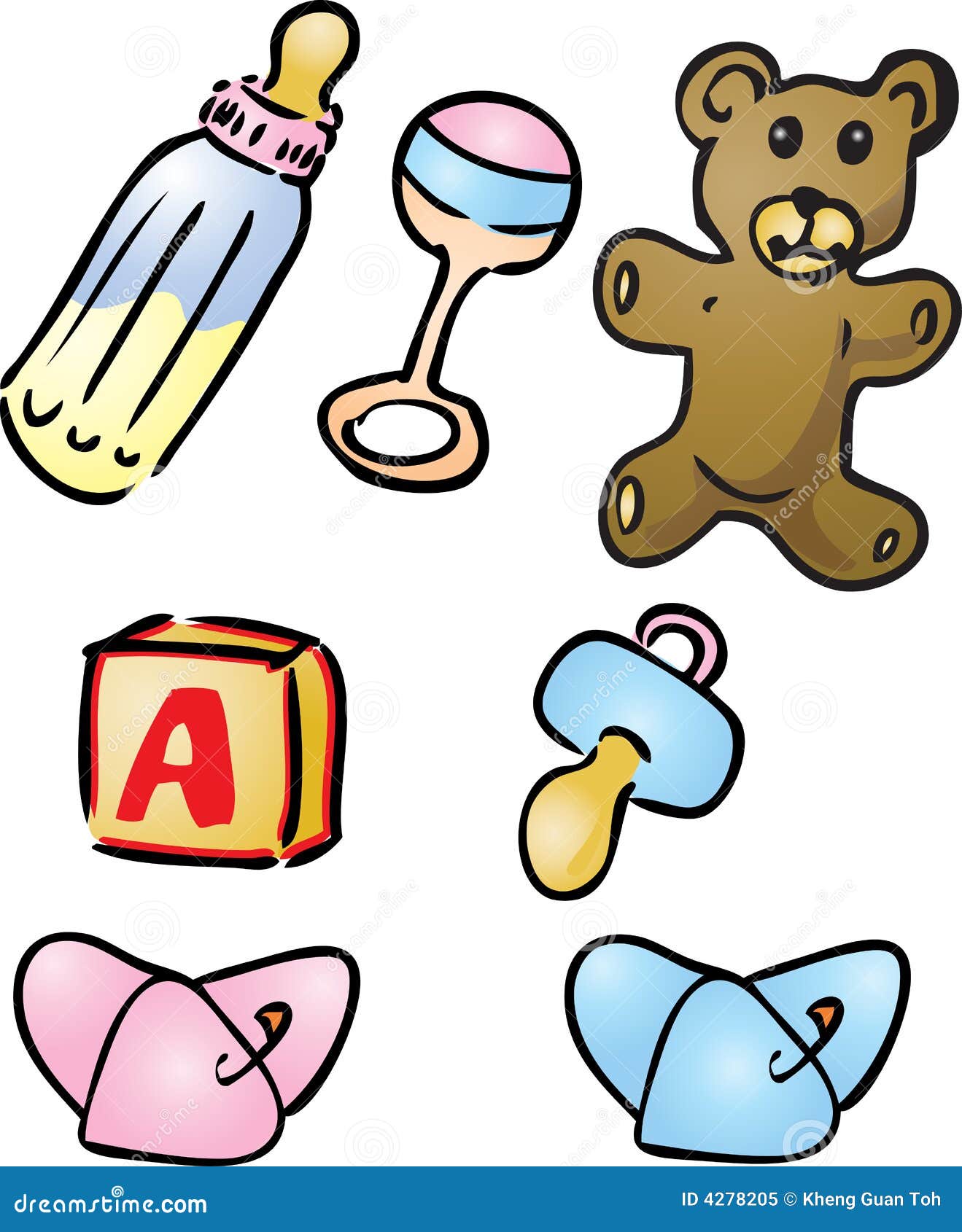 Baby Items Stock Illustrations – 4,512 Baby Items Stock Illustrations,  Vectors & Clipart - Dreamstime
