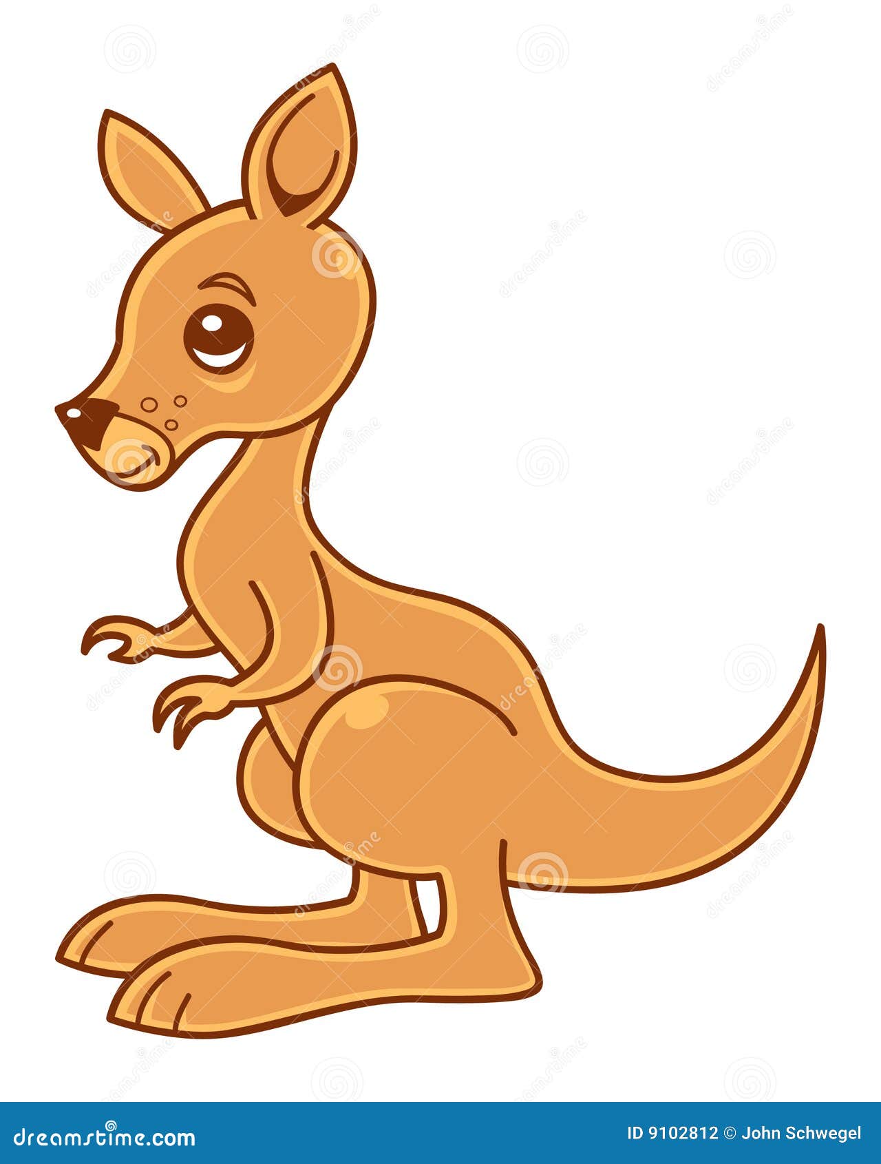 kangaroo joey clipart - photo #32