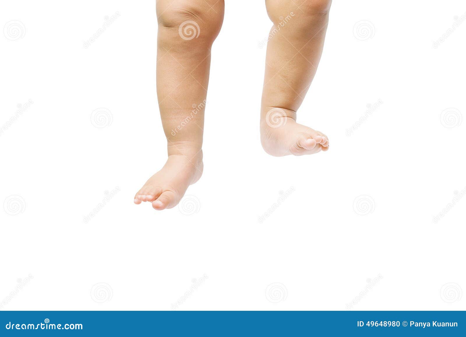 Baby Legs Isolated on White Background Stock Photo Image of little