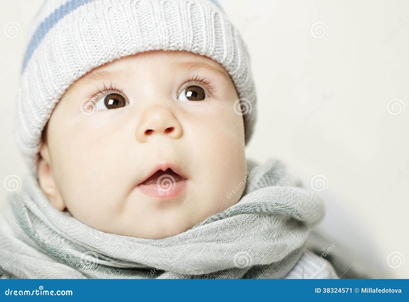 Baby looking up stock image. Image of smiling, surprise - 38324571