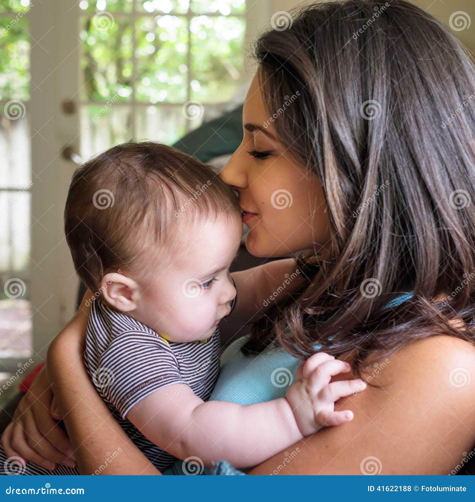 Baby love stock photo. Image of girl, male, embrace, multi - 41622188