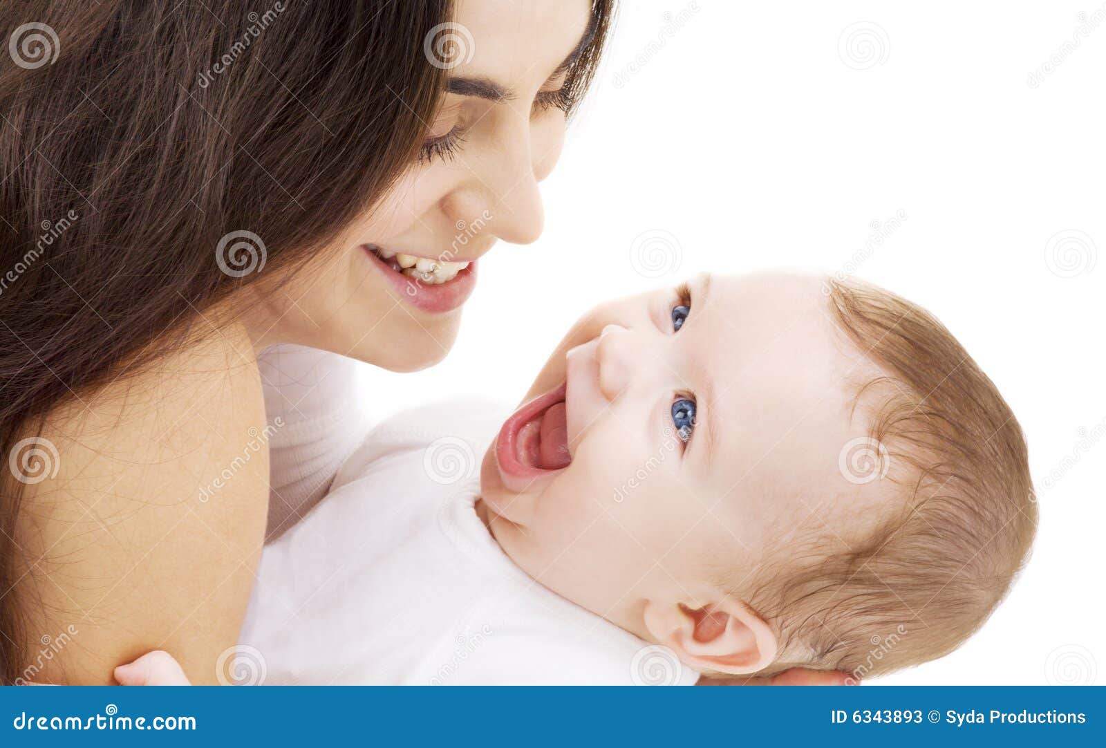 Baby and mama stock image. Image of cute, infant, motherhood 6343893