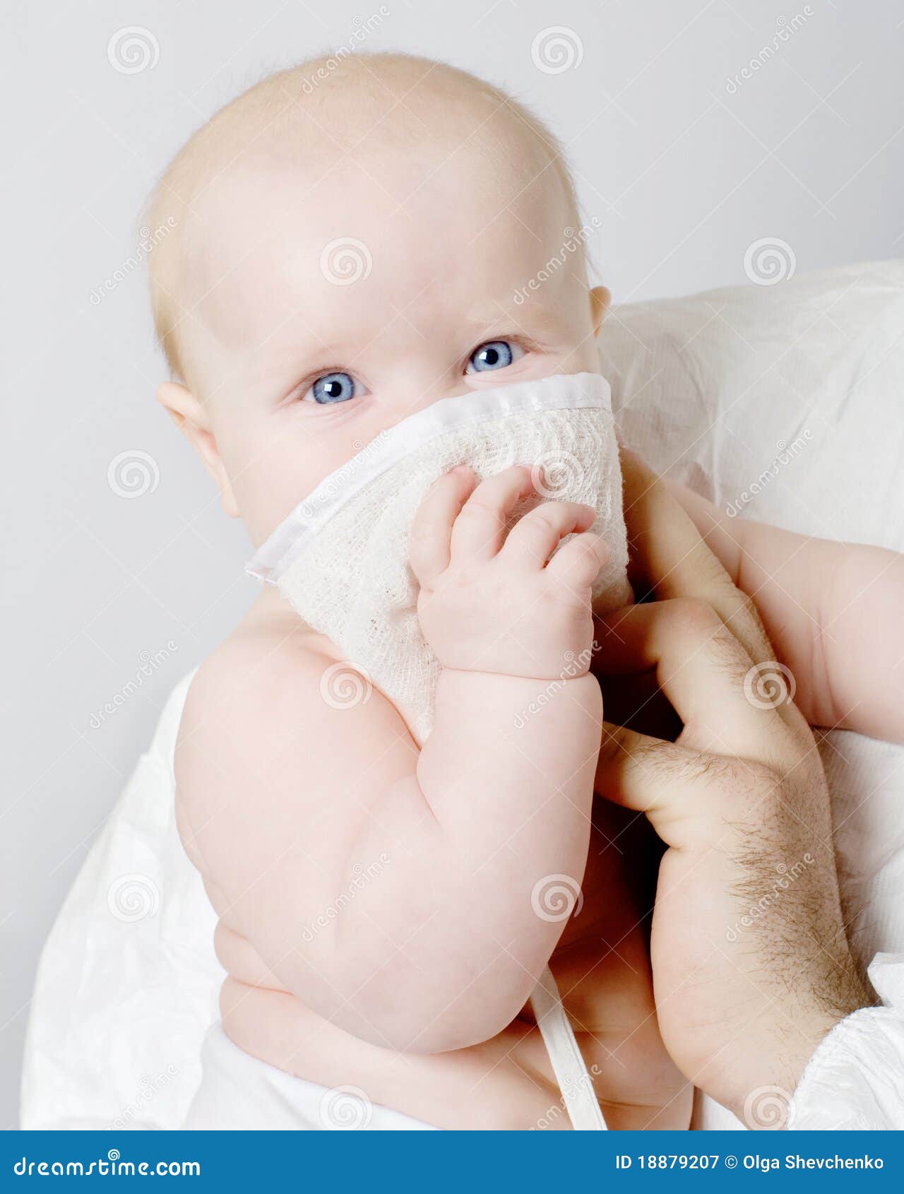 Baby In A Medical Mask Royalty Free Stock Photography Image 18879207