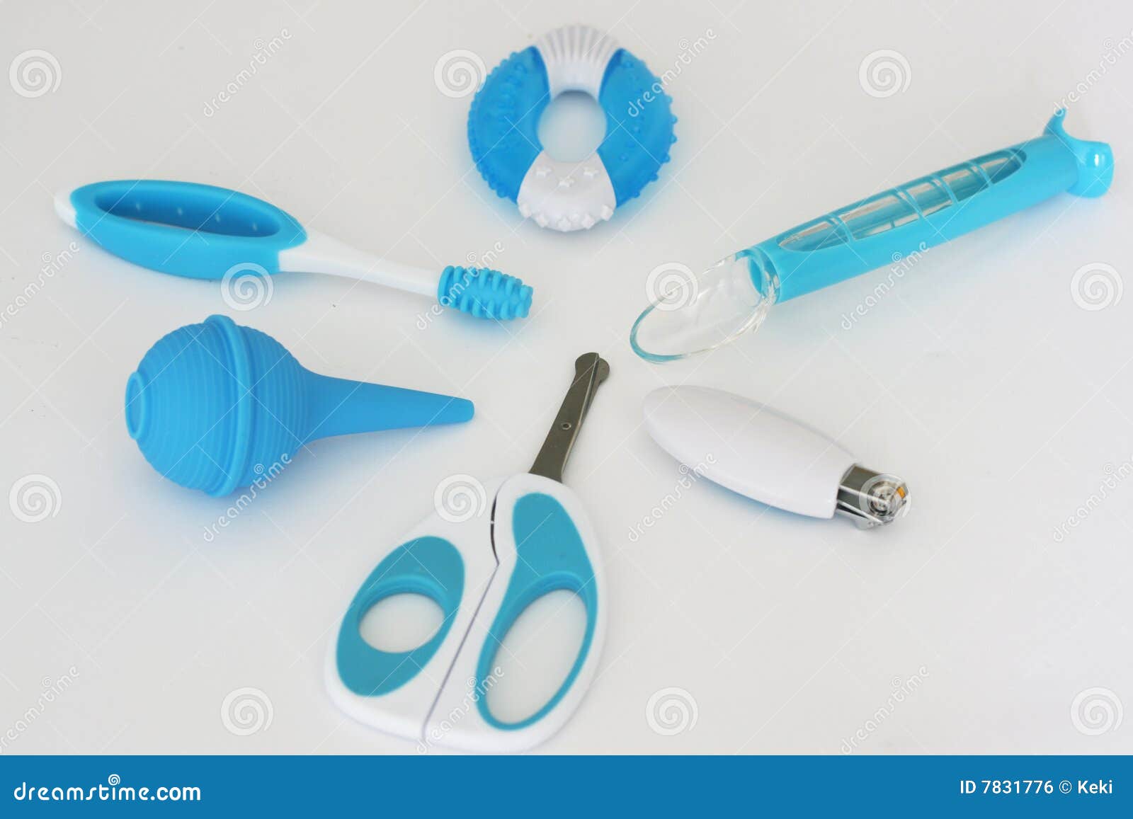 Baby medical tools stock photo. Image of thermometer, illness 7831776