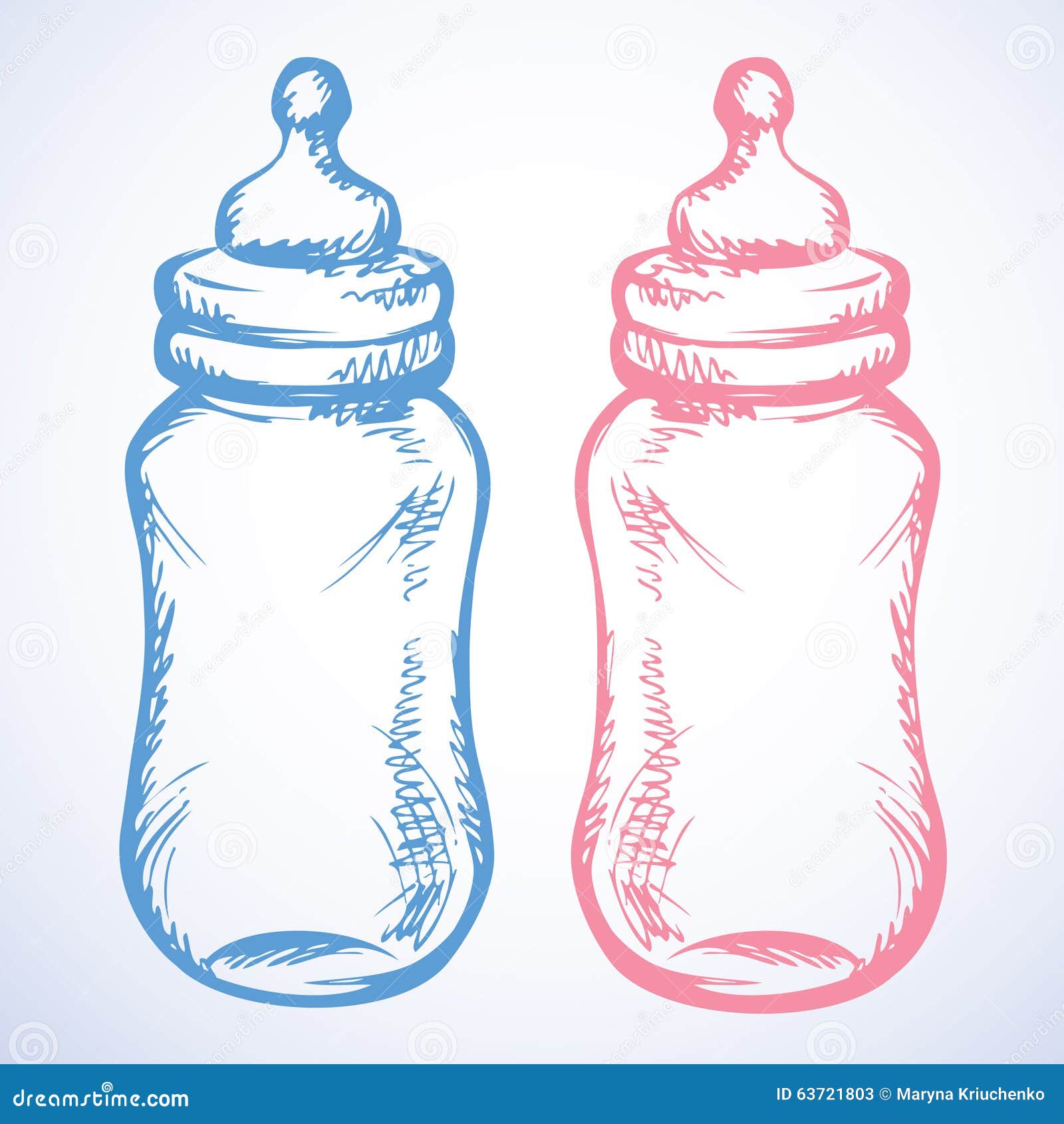 Feeding Bottle For Newborn Baby Hand Drawn Outline Doodle Icon Feeding  Bottle Vector Sketch Illustration Royalty Free SVG Cliparts Vectors And  Stock Illustration Image 158491453