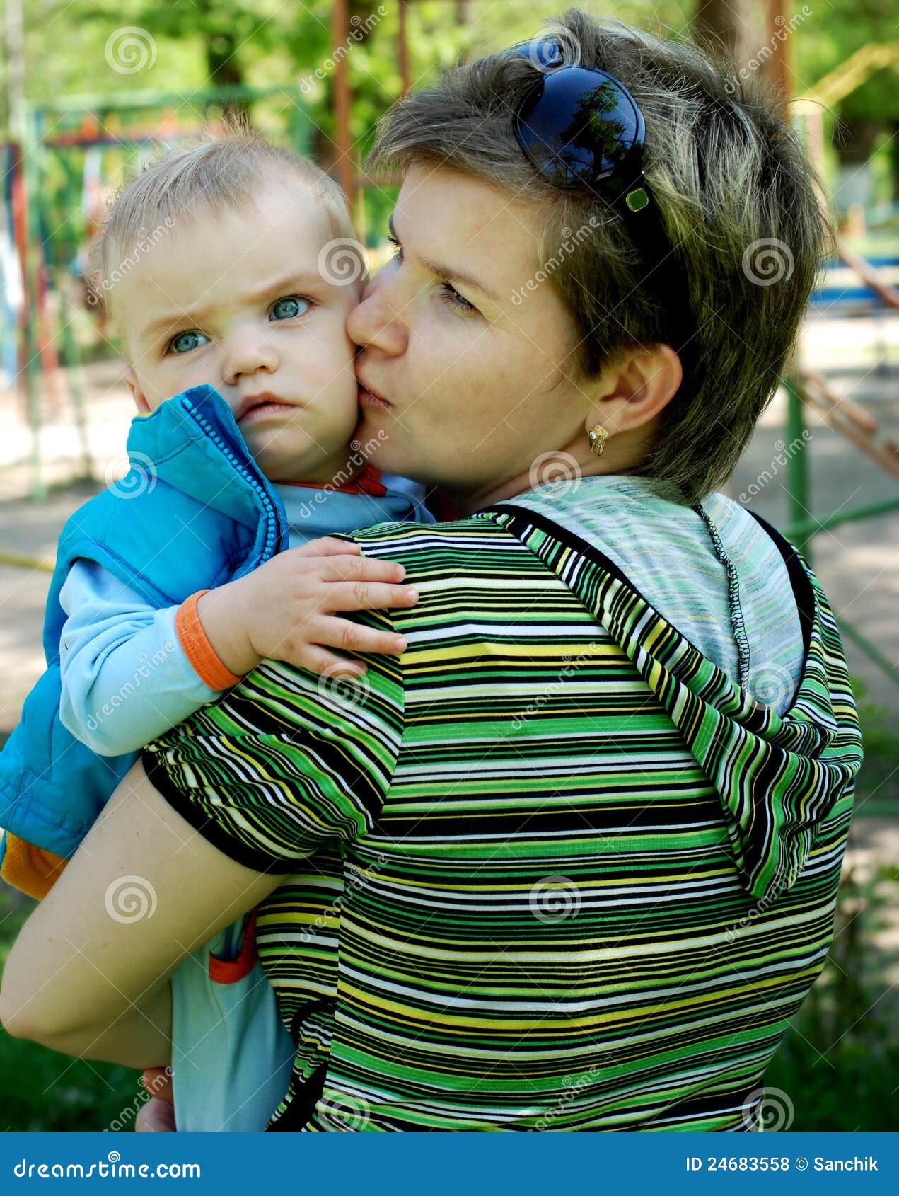 Baby and mom stock photo. Image of happy, baby, infant 24683558