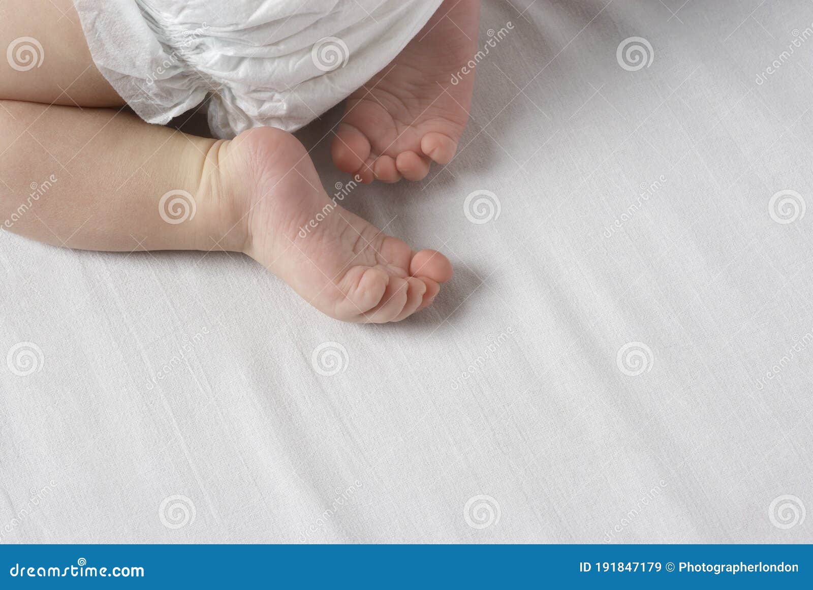 Baby (612 Months) Close Up of Feet Stock Image Image of interior