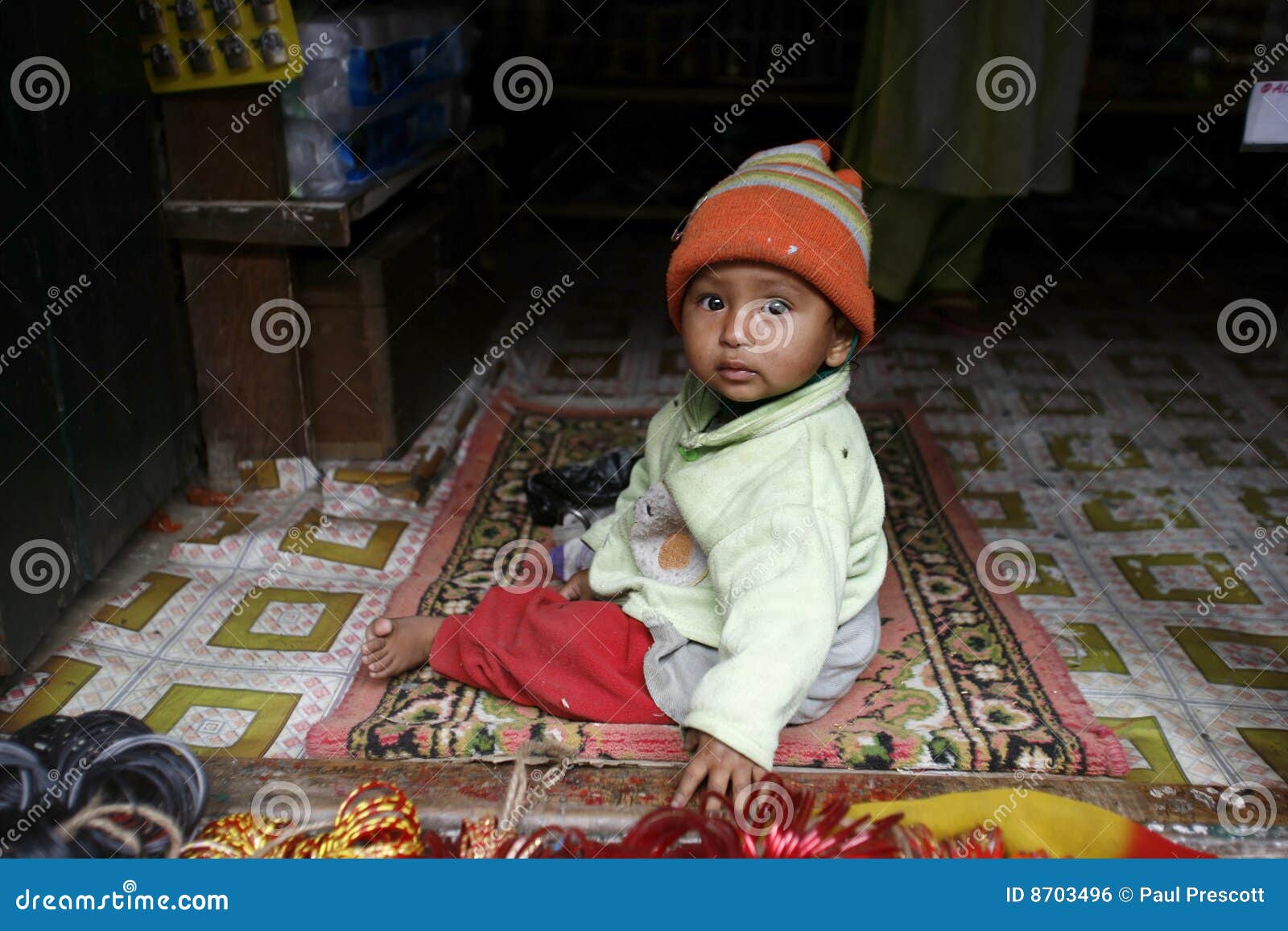 Baby nepali editorial photo. Image of children, asia, floor 8703496
