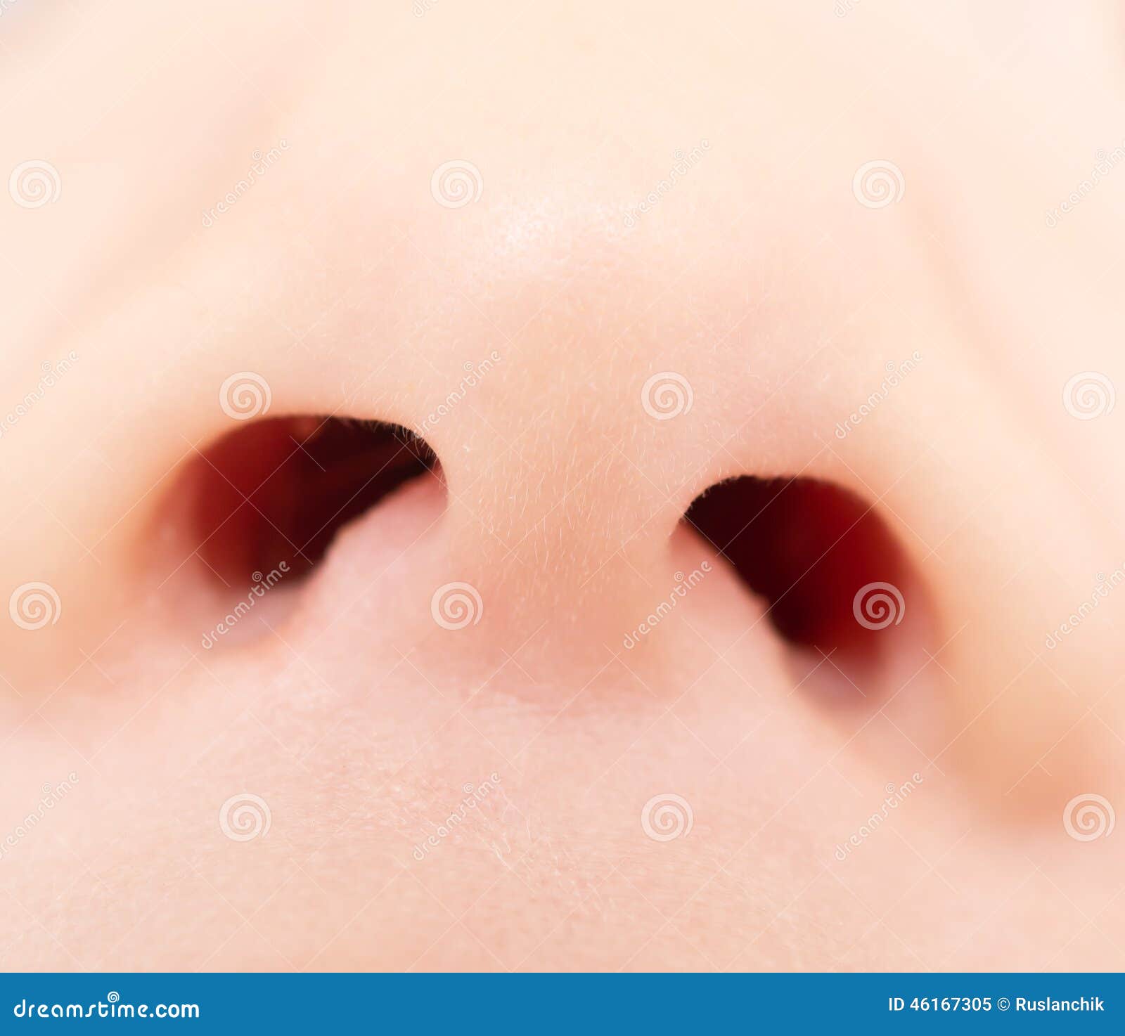 Baby nose stock image. Image of nostril, closeup, macro 46167305