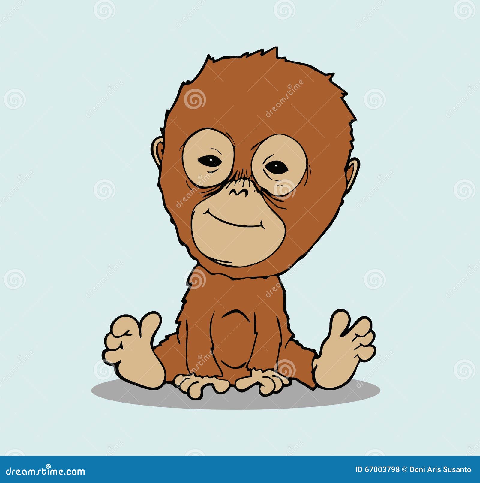 Baby orangutan cartoon stock vector. Illustration of adorable - 67003798 Baby orangutan cartoon stock vector. Illustration of adorable - 67003798