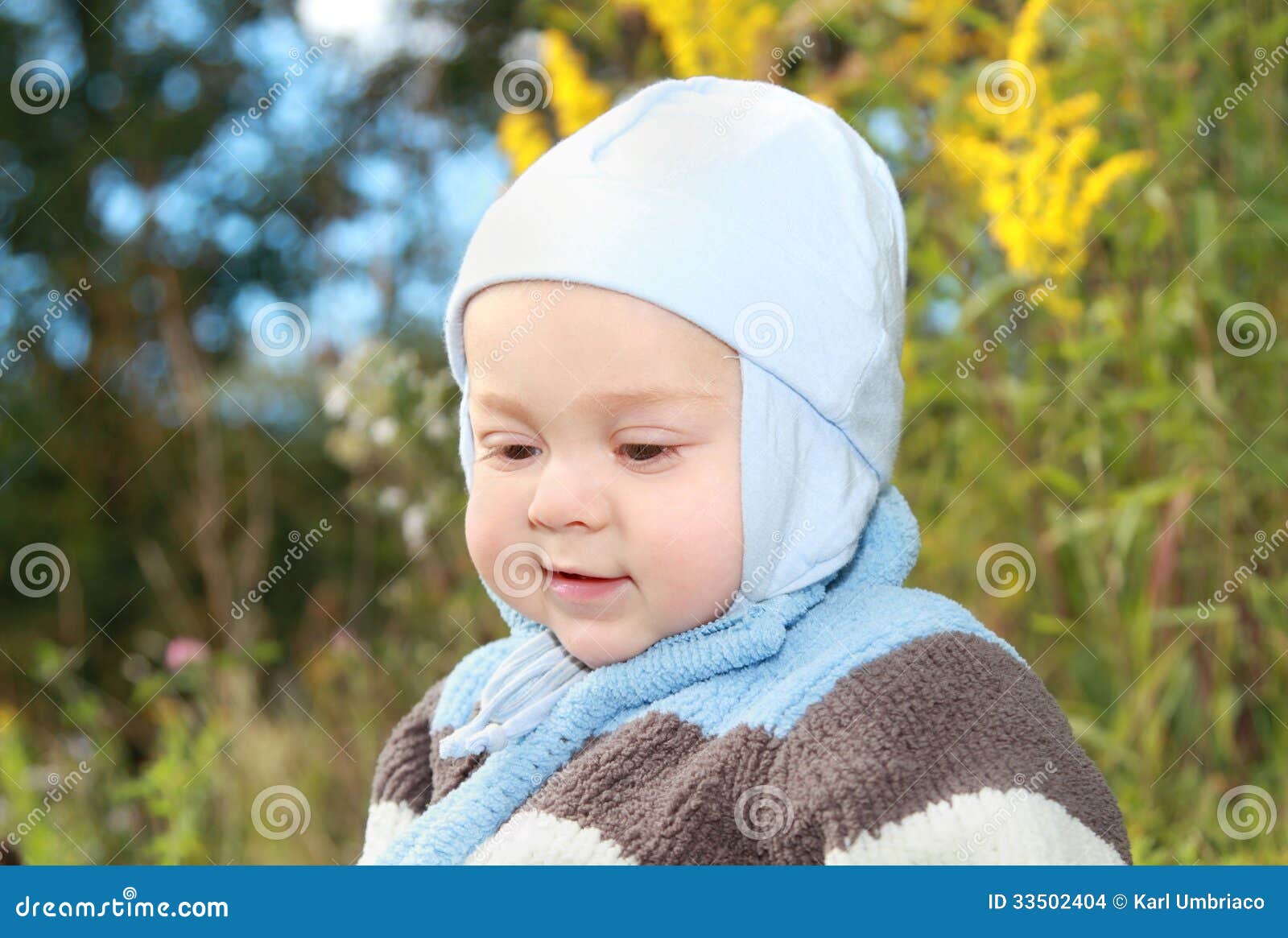 Baby outdoor stock photo. Image of portrait, purity, child 33502404