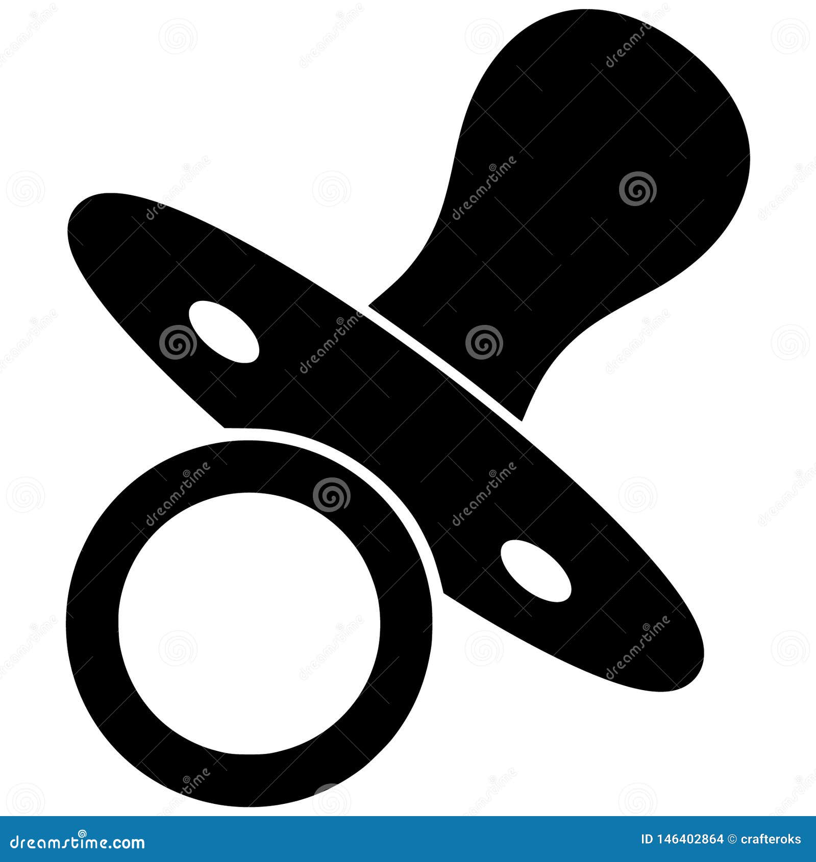 Baby Pacifier Illustration by Crafteroks Stock Vector Illustration of