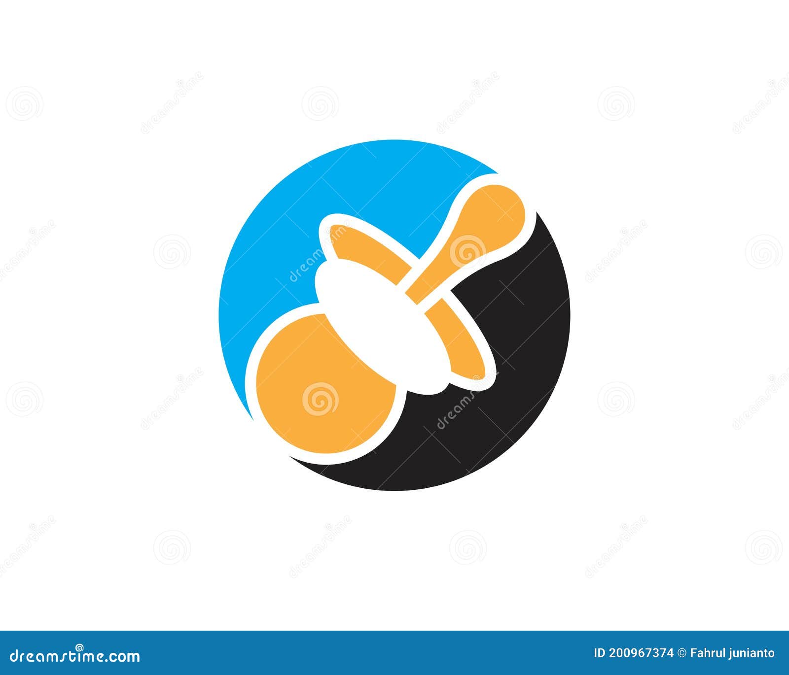 Baby Pacifier Logo Vector Template Stock Vector Illustration of food