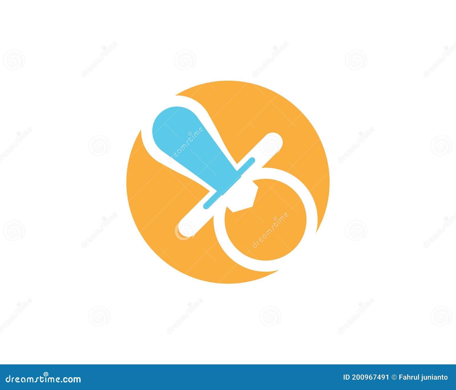 Baby Pacifier Logo Vector Template Stock Vector Illustration of child