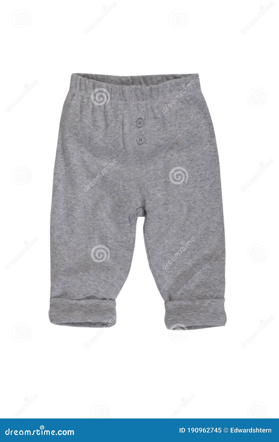 Baby Pants. Isolated on White, Close Up Stock Image - Image of cloth ...