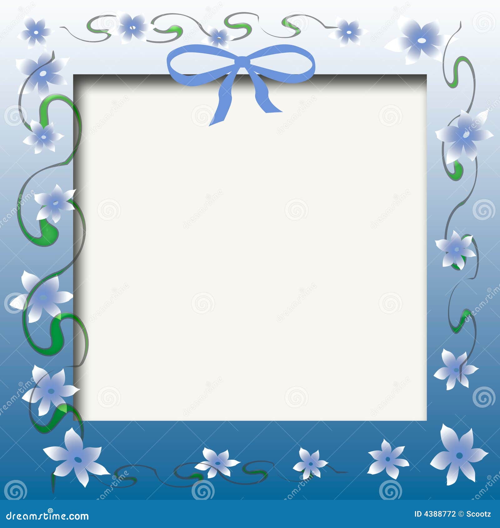 Baby photo frame stock illustration. Illustration of scrapbook 4388772