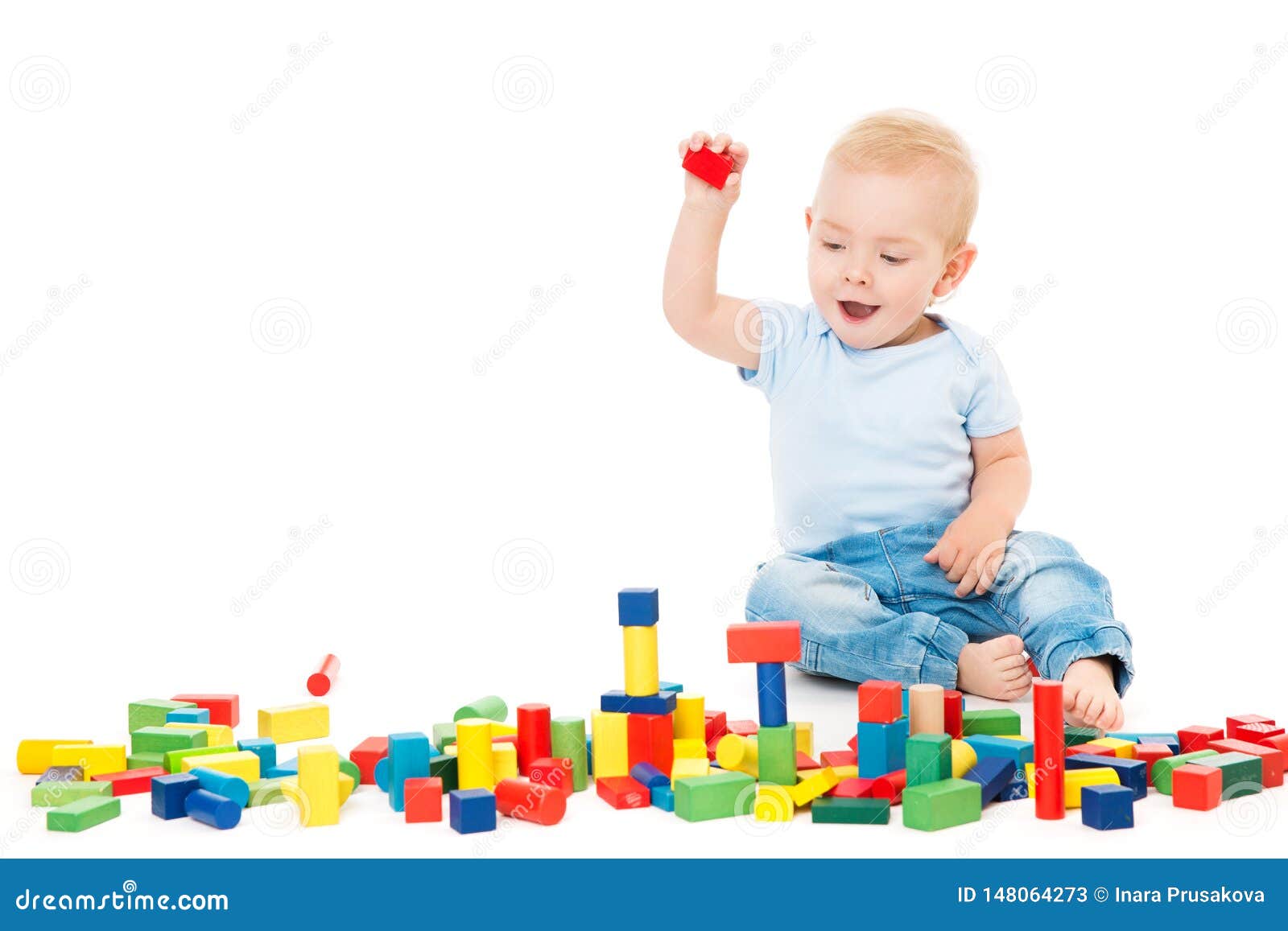 one year baby playing toys