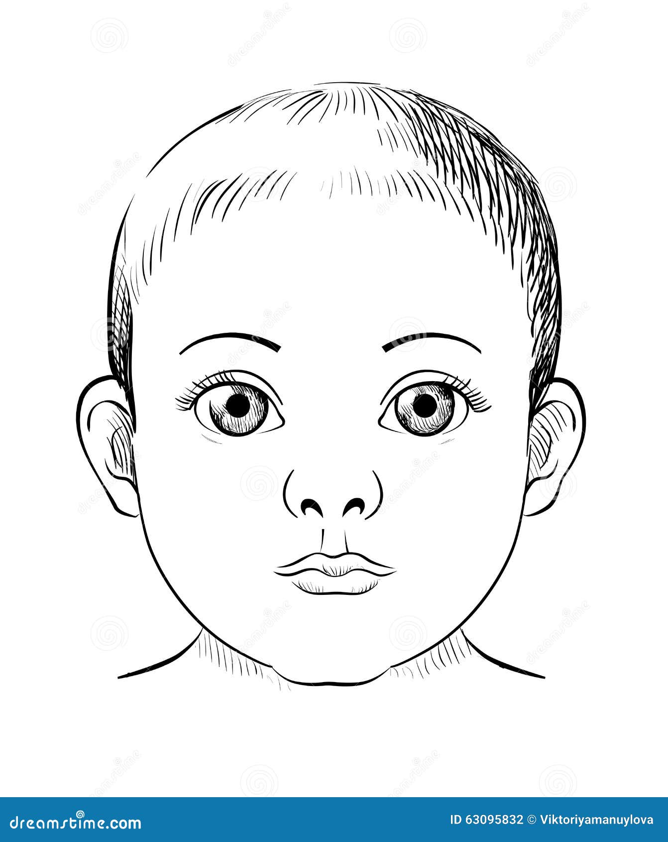 Sharma Jay - Baby Portrait Drawing - Sharma jay
