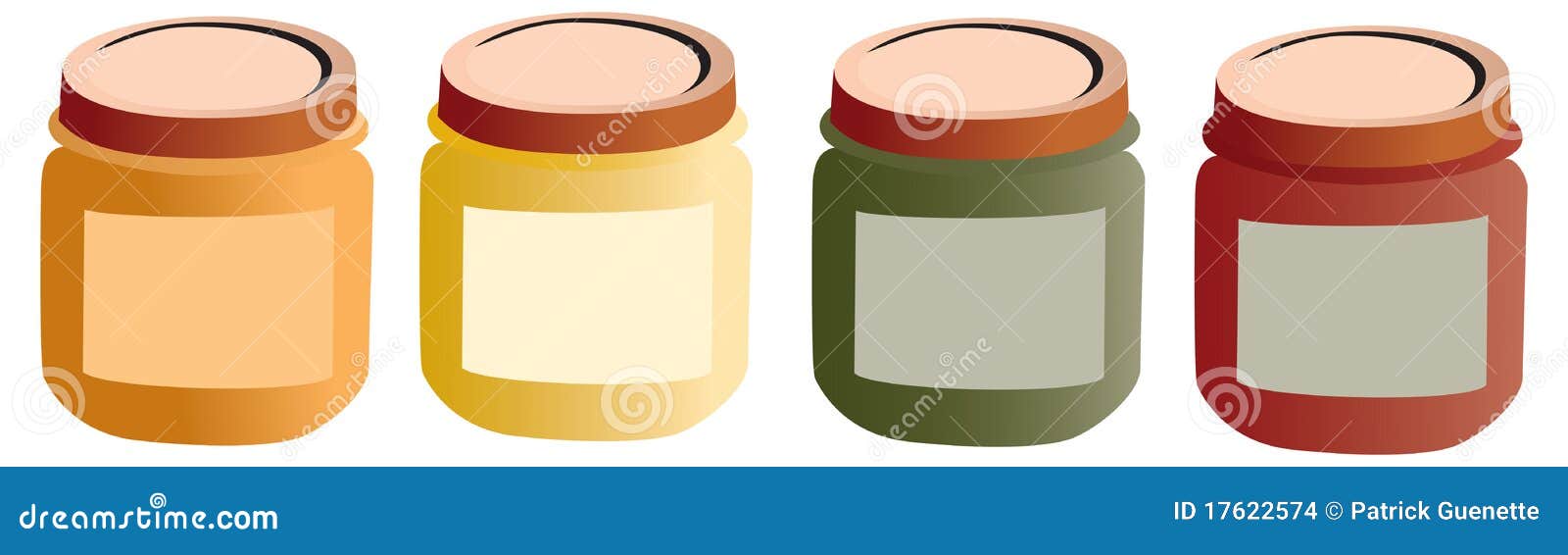 Baby pots food. stock illustration. Illustration of beat 17622574