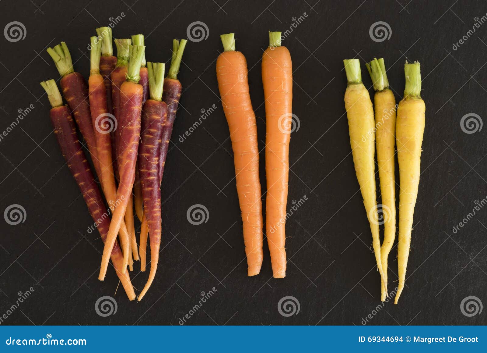 Baby Rainbow Carrots stock photo. Image of carrots, vegetable 69344694