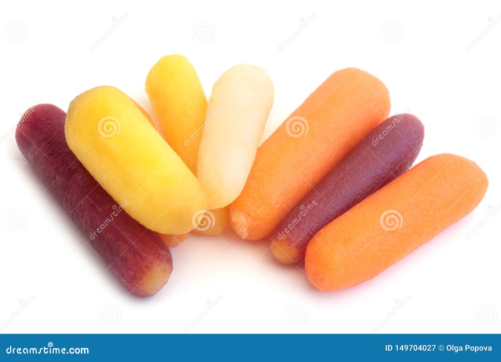 Baby rainbow carrots stock image. Image of delicious 149704027
