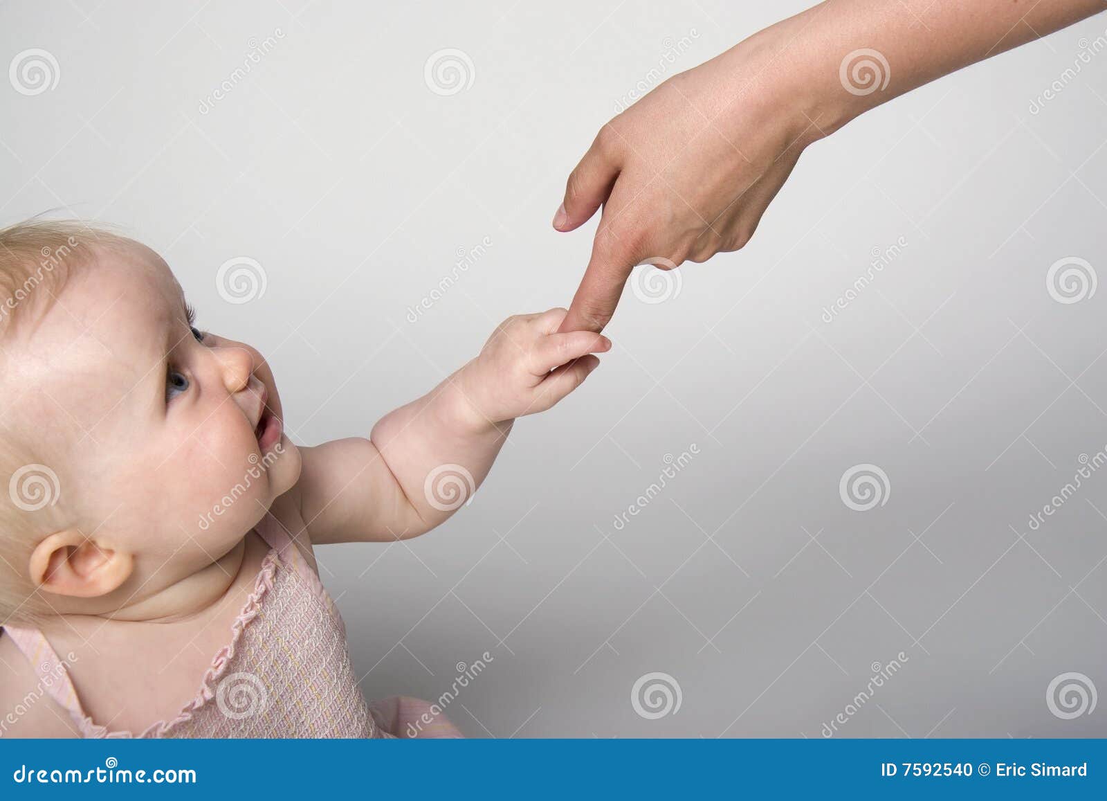 Baby Reaching stock photo. Image of sparse, uncluttered ...
